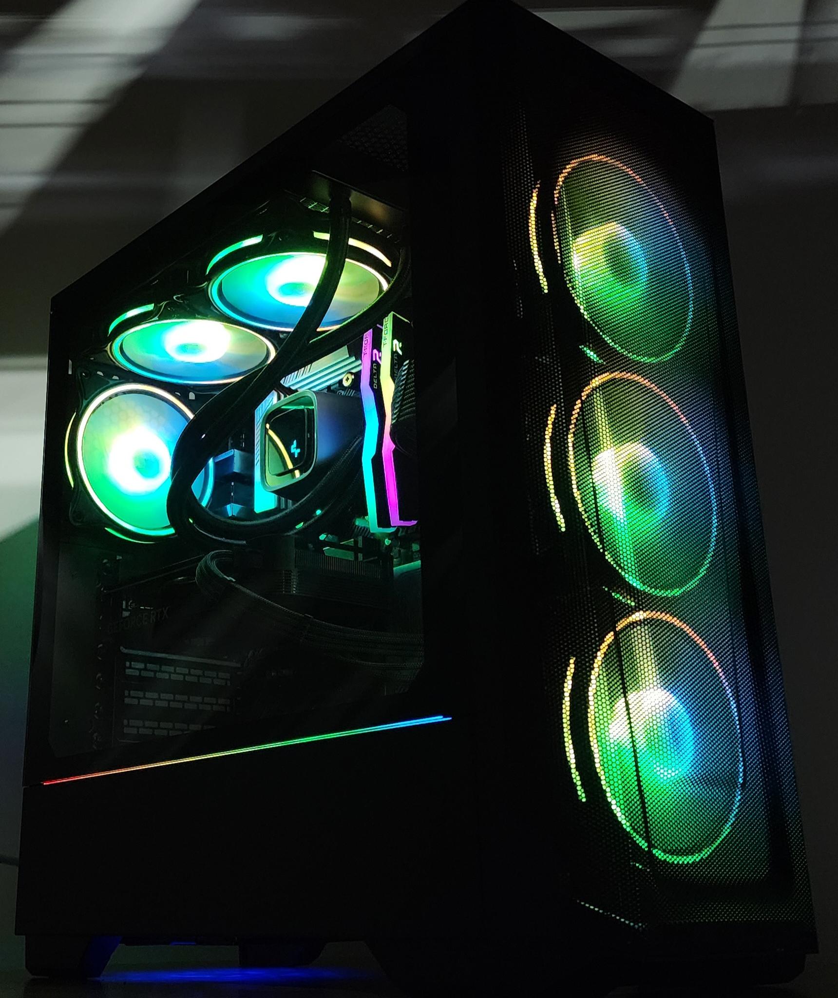 Gaming PC Ryzen 7 5800X 32GB RAM 1TB SSD RTX 4060 8GB Windows 11 Computer