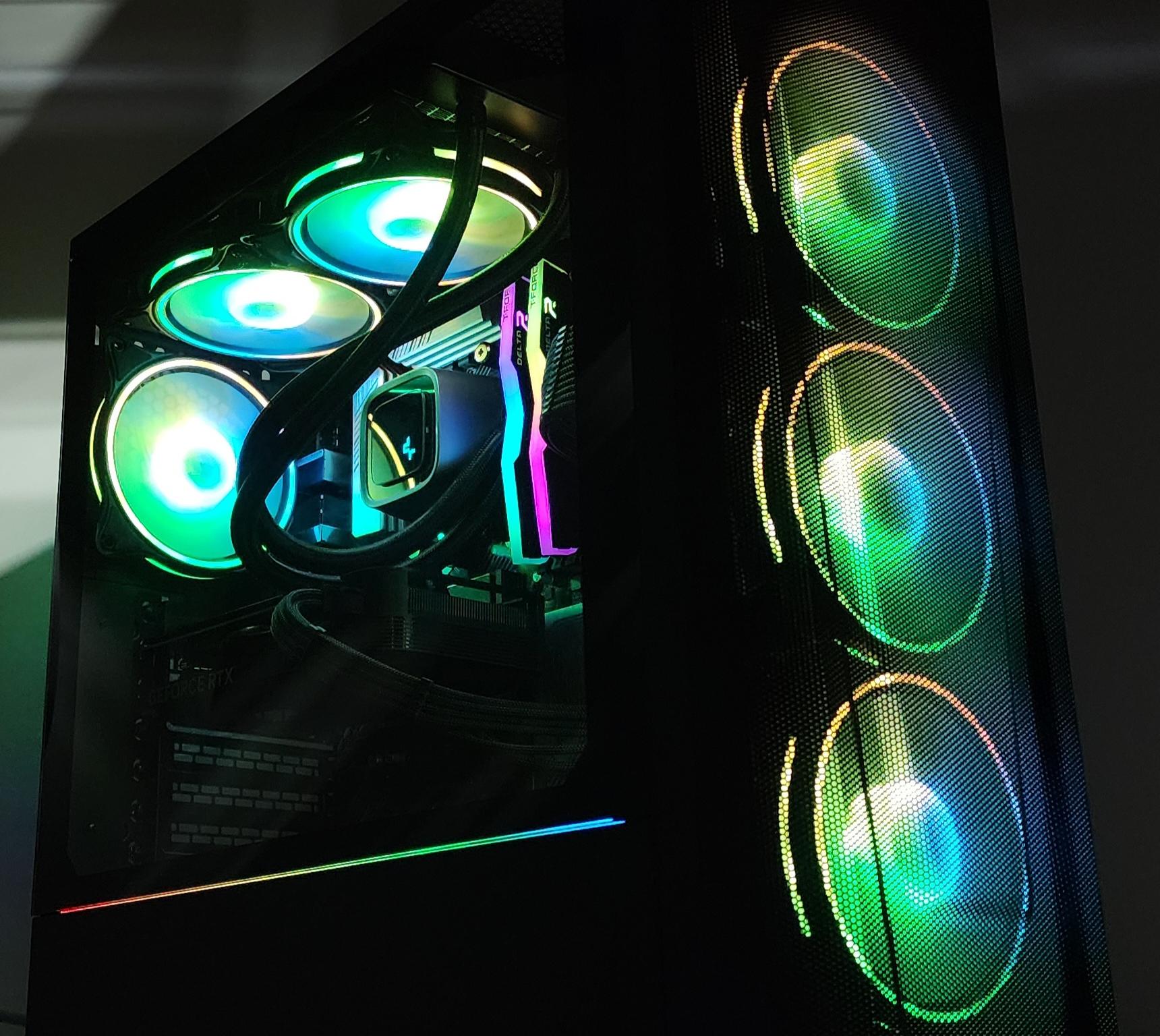 Gaming PC Ryzen 7 5800X 32GB RAM 1TB SSD RTX 4060 8GB Windows 11 Computer