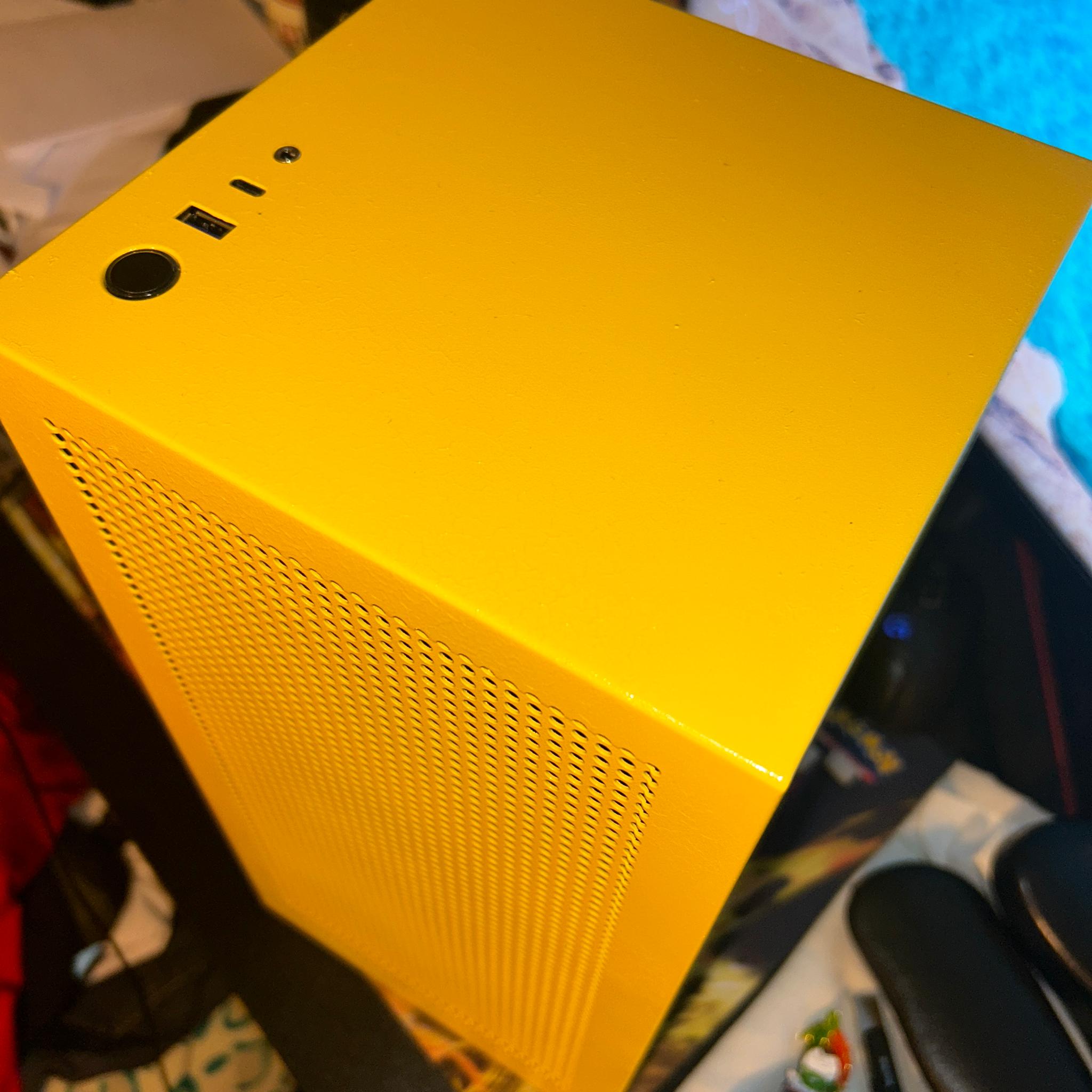 NZXT H1 Gaming PC Pikachu Theme - RX 6600 Ryzen 5 3600