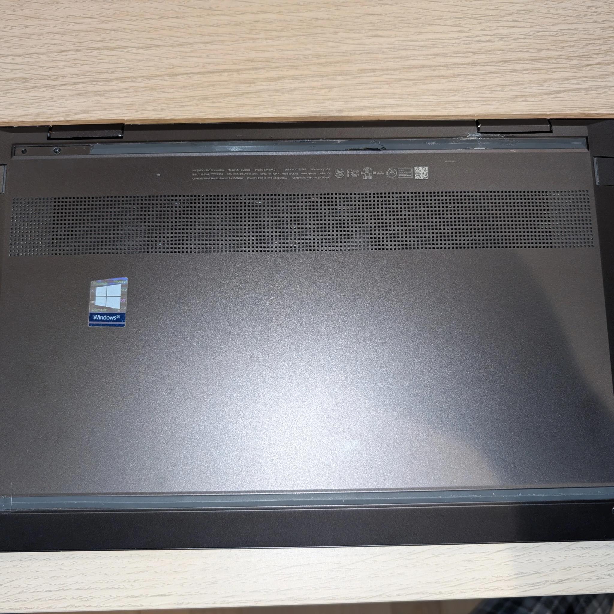 HP Envy x360 13" Laptop, 8 cores, 16GB RAM
