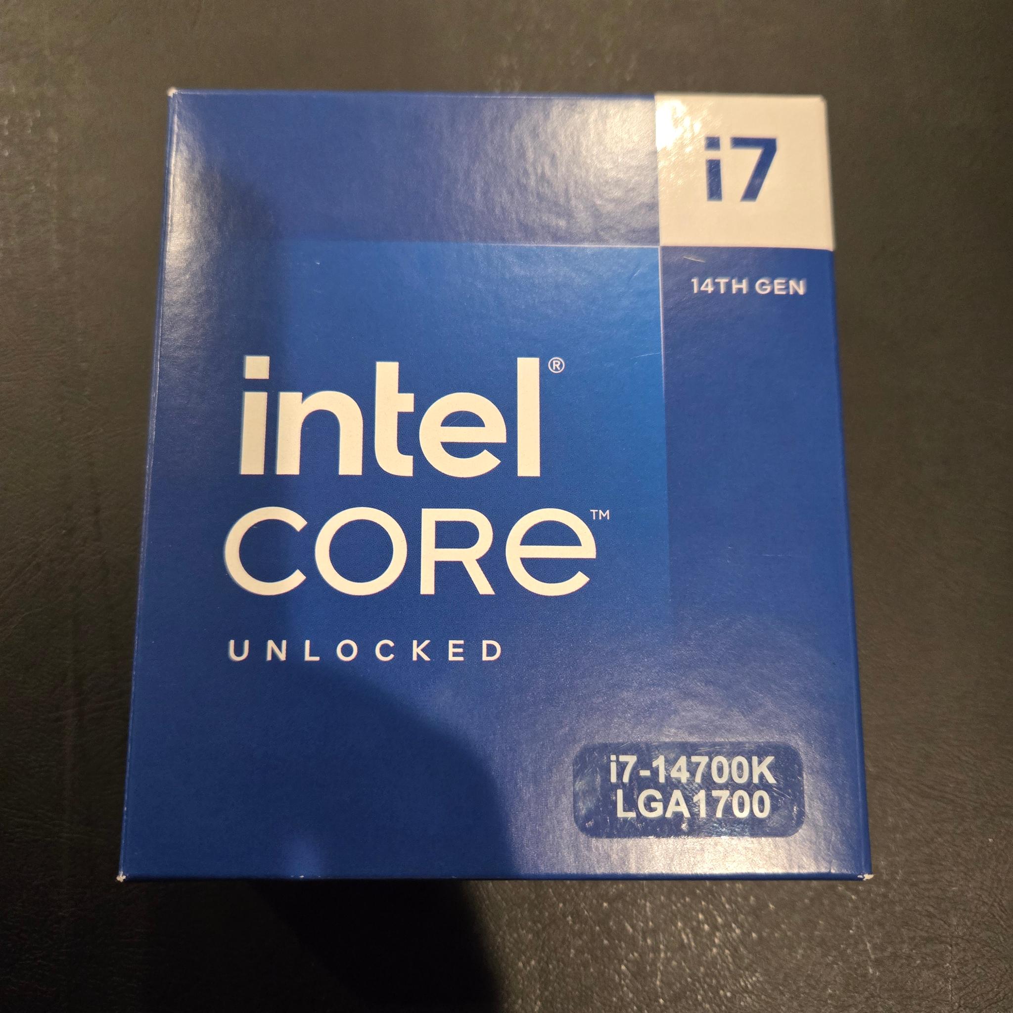 NIB Intel® Core™ i7-14700K - Core i7 20-Core (8P+12E) LGA 1700 125W Intel UHD Graphics 770