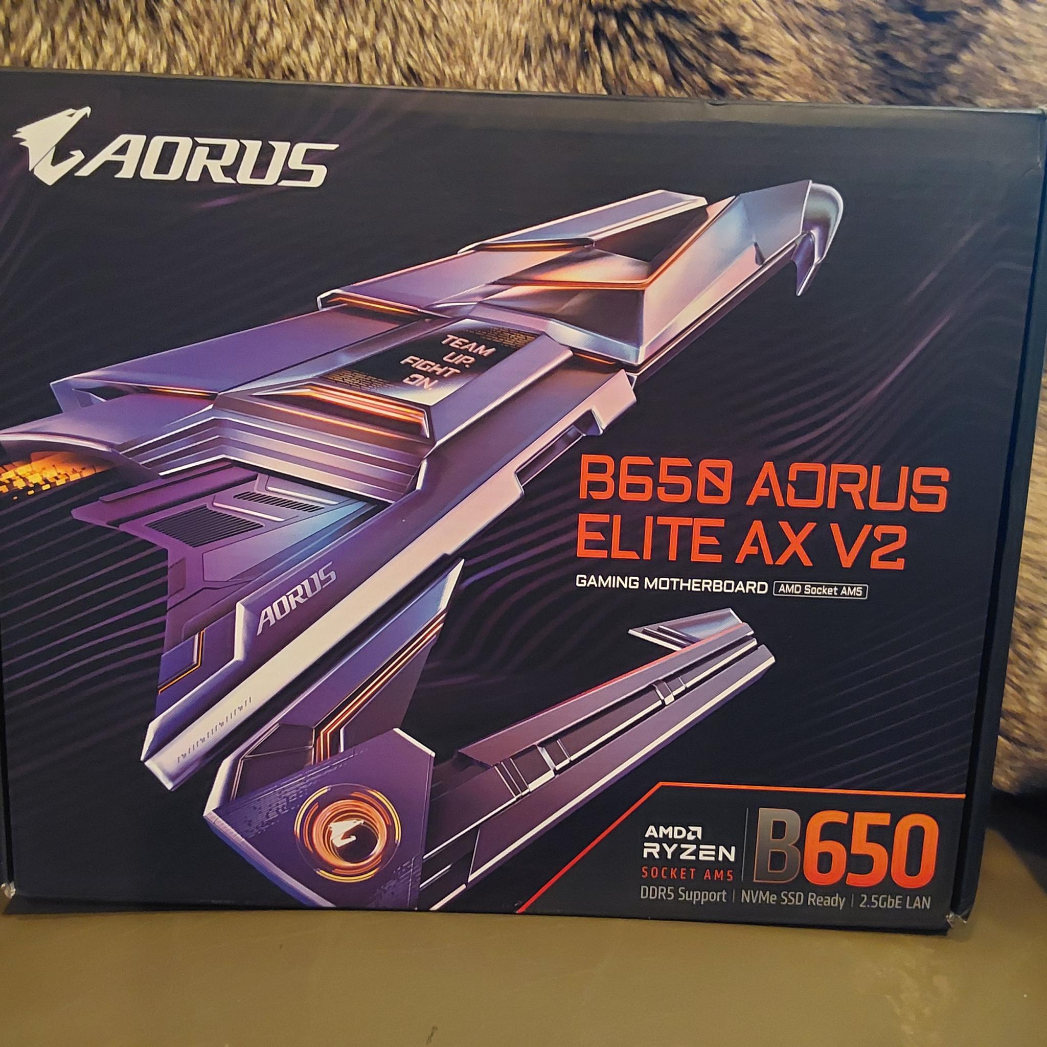 NEW Gigabyte B650 AORUS Elite AX V2 AMD AM5 ATX Motherboard