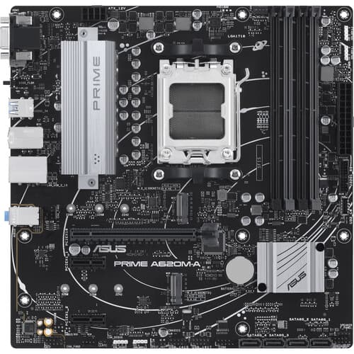 ASUS PRIME A620M-A AMD AM5 DDR5 MicroATX Desktop Motherboard