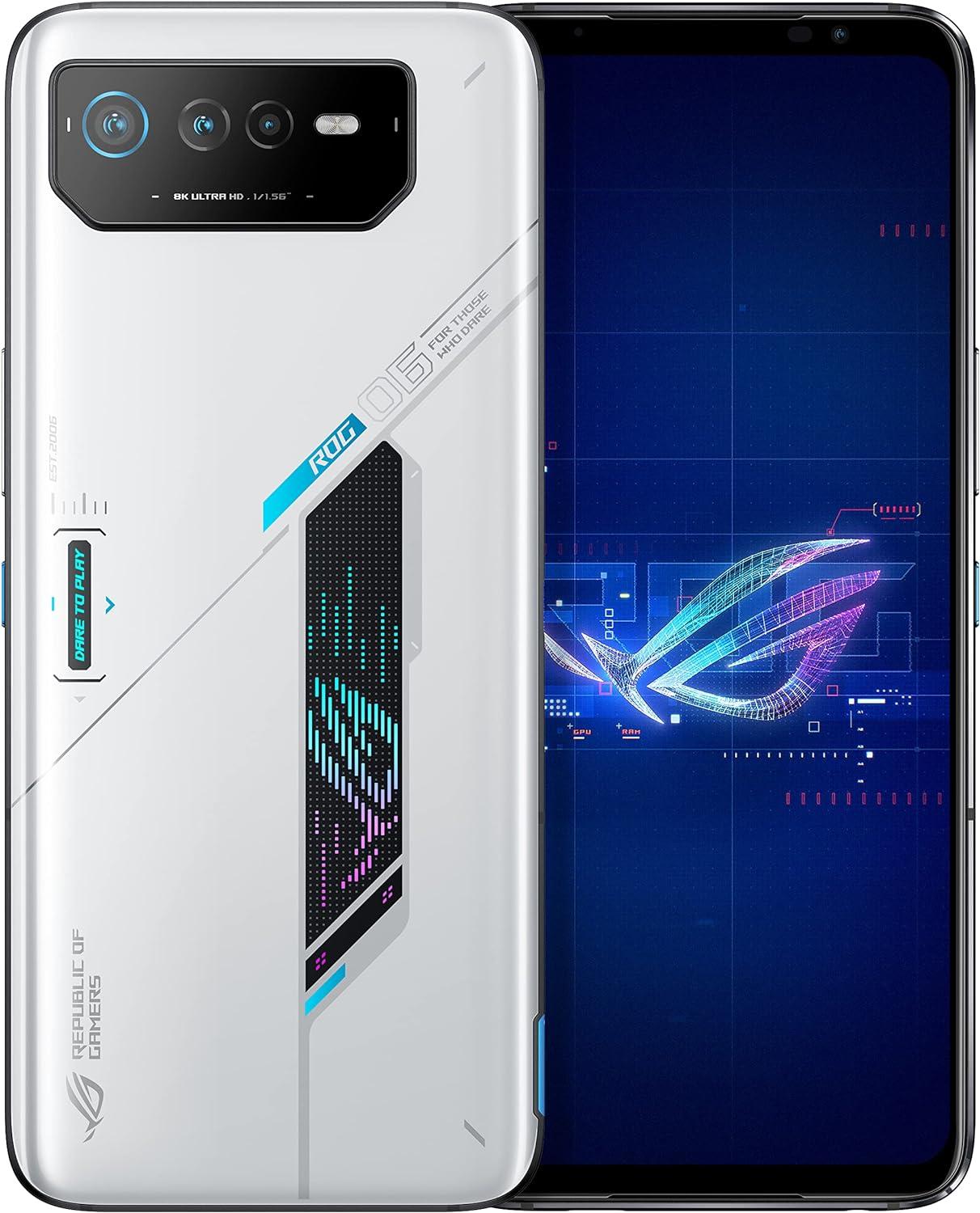 Asus ROG Phone 6 Storm White | 12GB RAM | 256GB | 5G LTE Unlocked Dual SIM