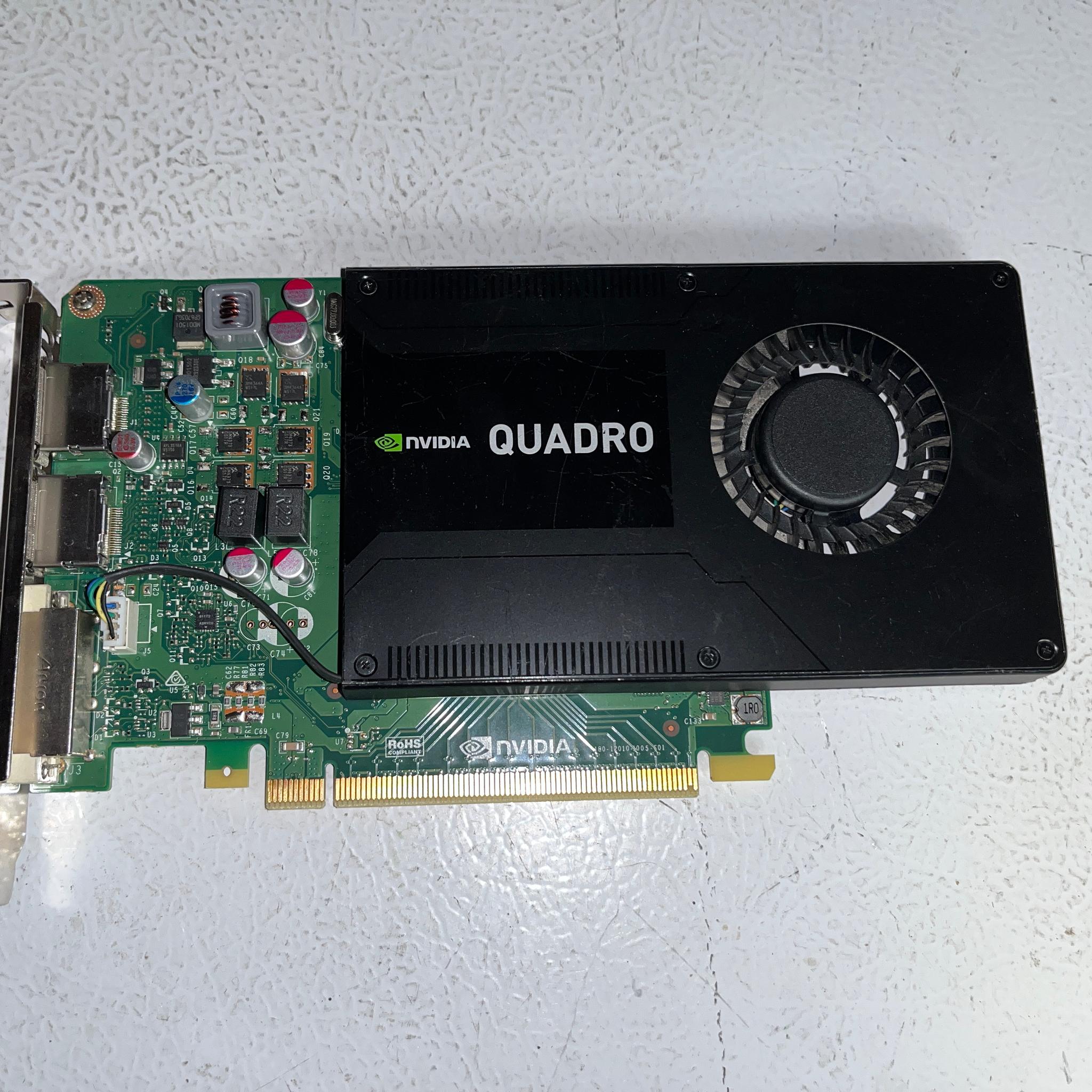 NVIDIA Quadro K2200 4GB GDDR5 Workstation GPU – DisplayPort & DVI – Tested