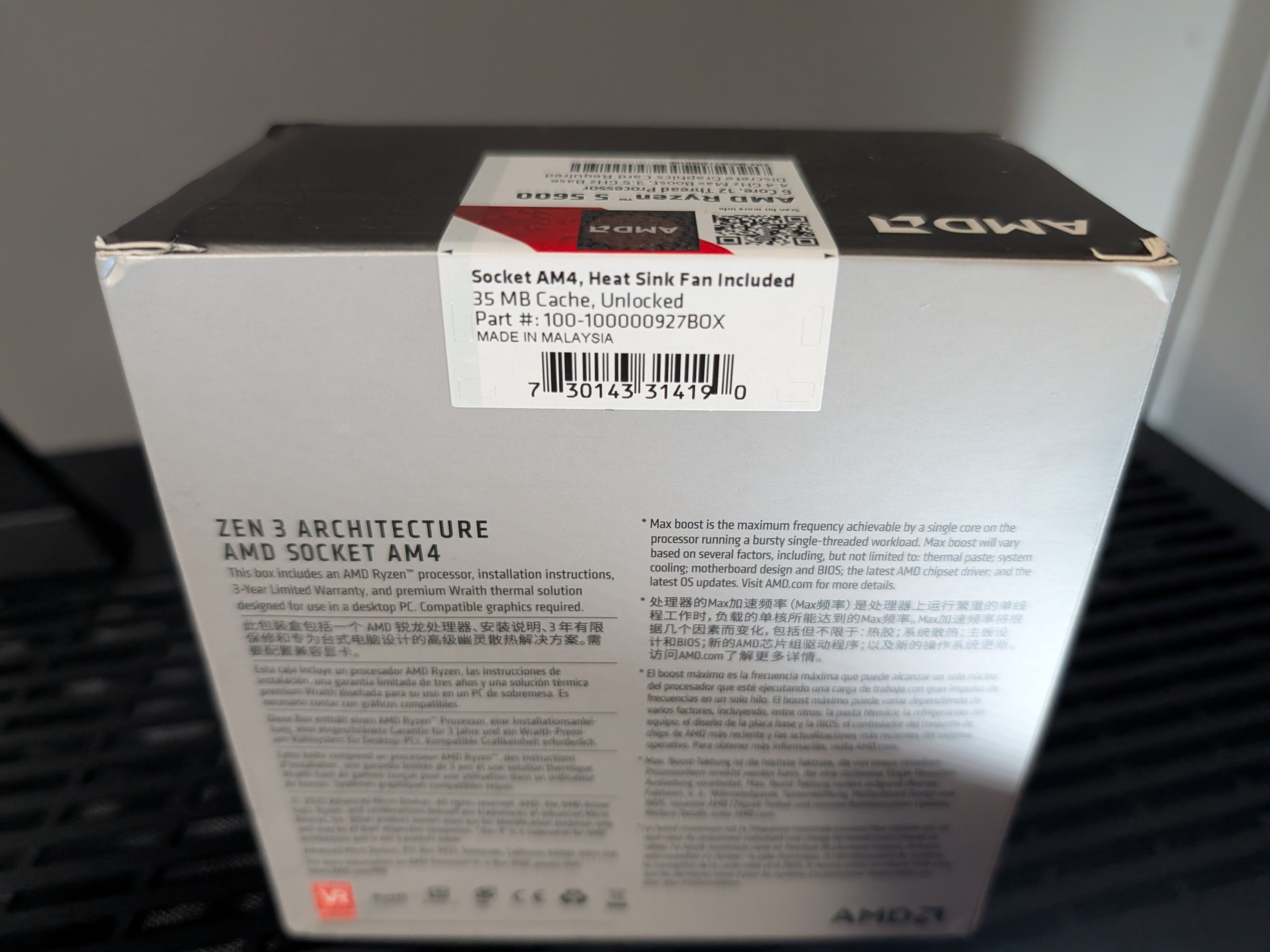 AMD Ryzen 5 5600 CPU *BRAND NEW SEALED*