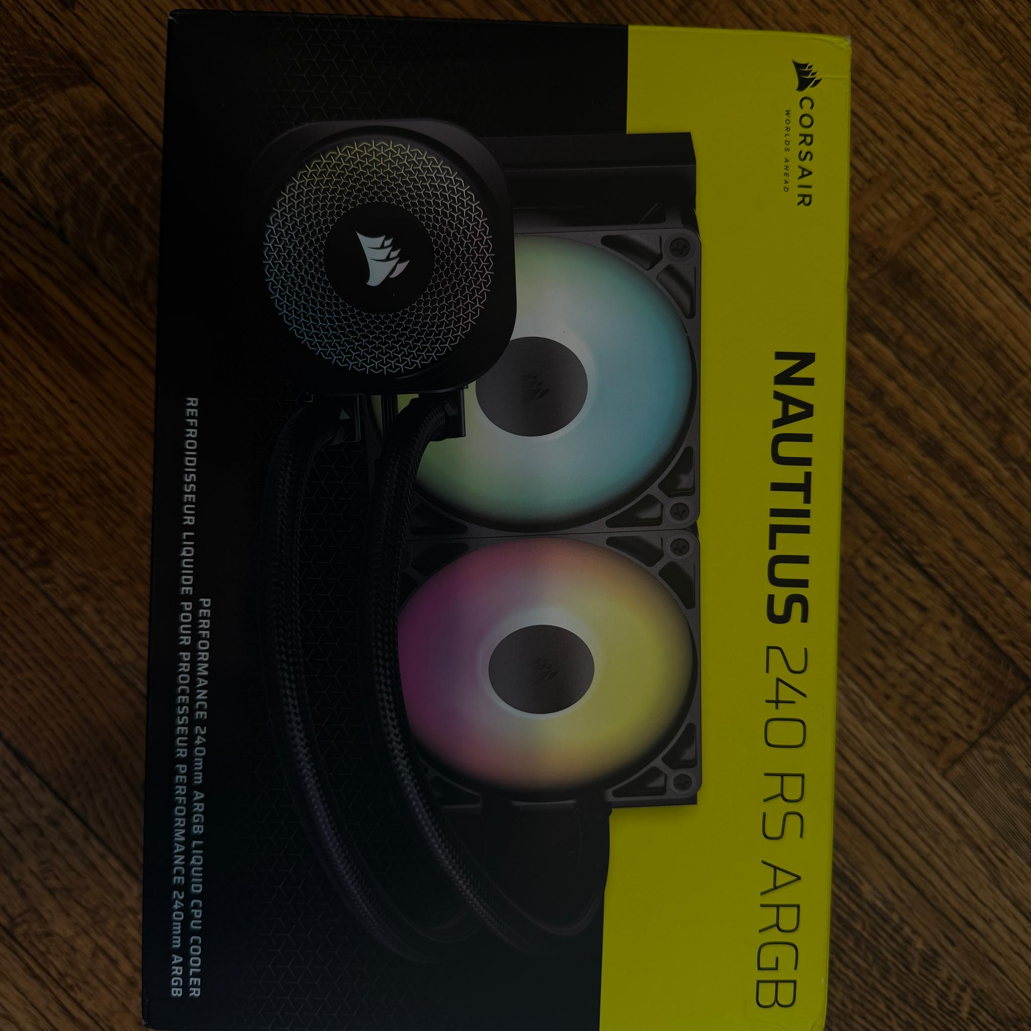 ON SALE! Corsair NAUTILUS 240 RS ARGB - NO MOUNTING SCREWS/SPRINGS!