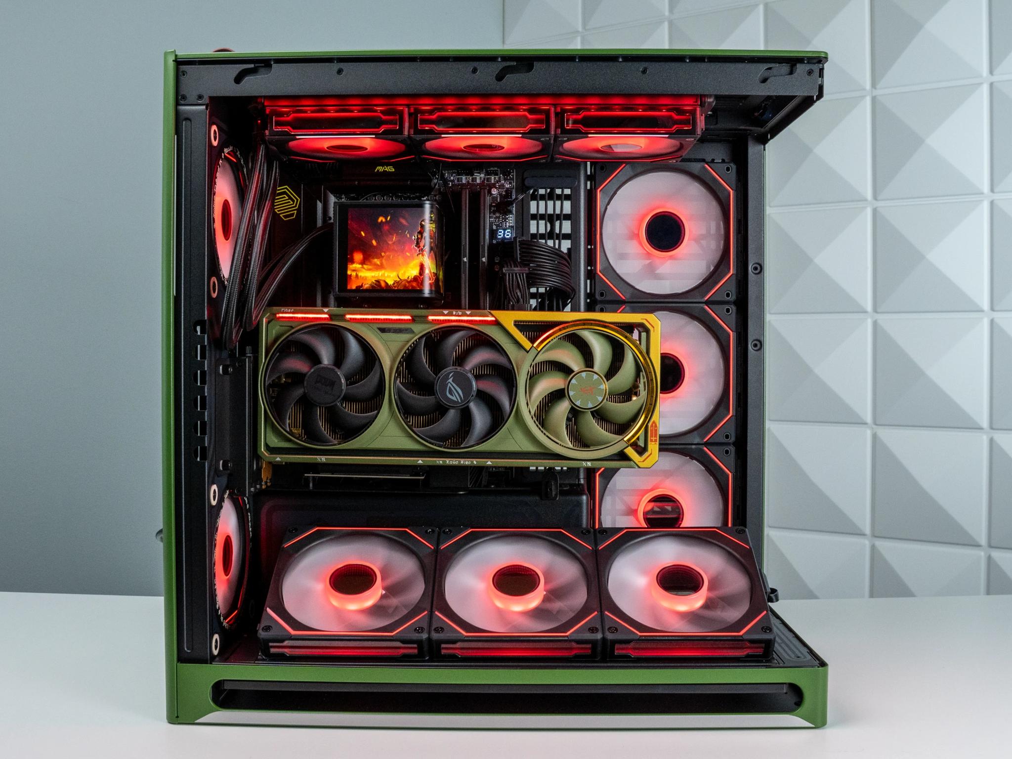 "Hellraiser" - High End Doom Themed Gaming PC - RTX 5080 - Ryzen 7 9800X3D - 64GB RAM - 2TB SSD