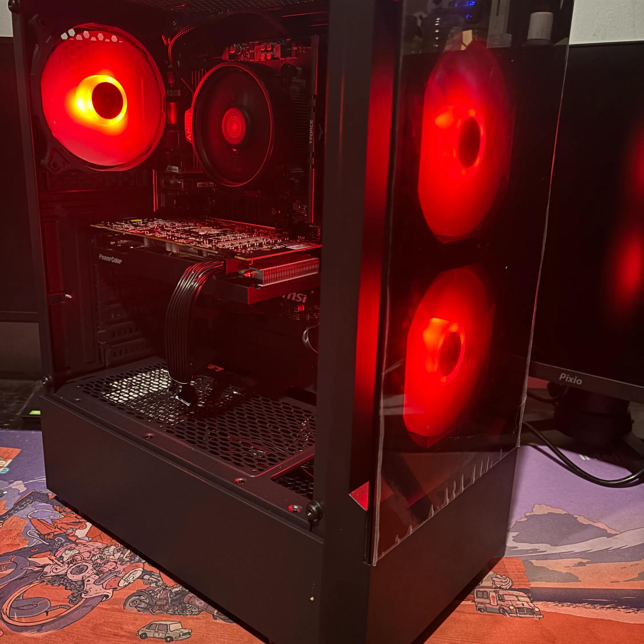 👑Gaming PC (Ryzen 5 5600X + AMD GPU + 16GB DDR4)