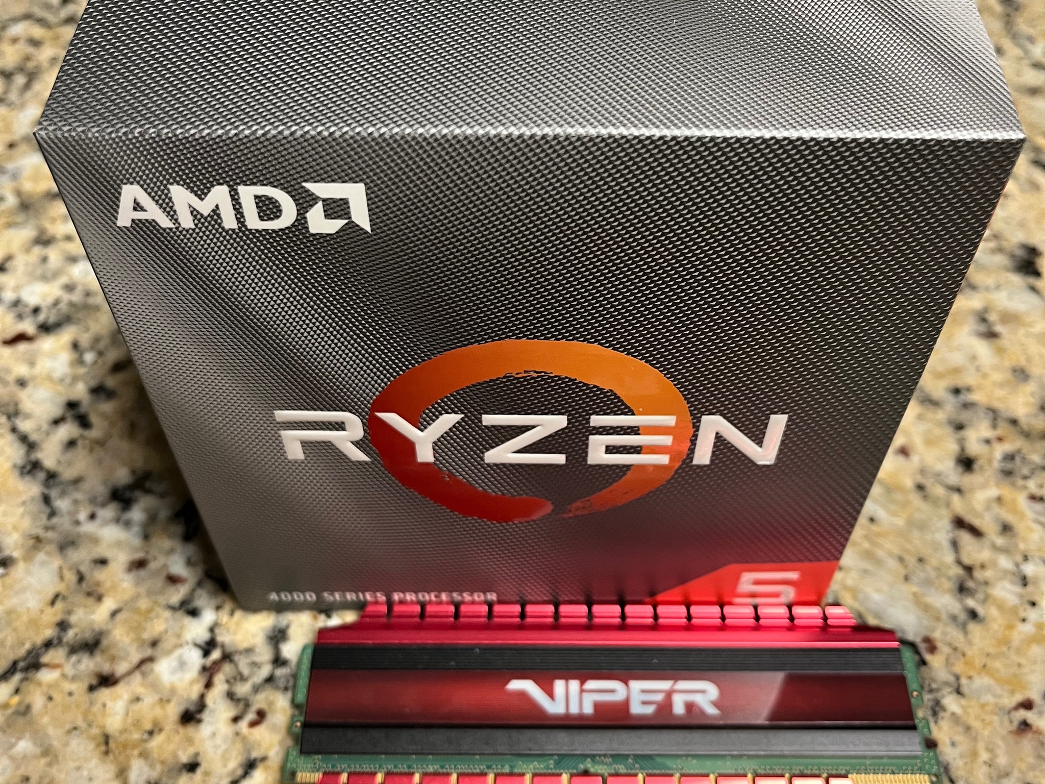 BNIB AMD Ryzen 5 4500 w/ Used 2x8GB Viper 3200mhz Ram