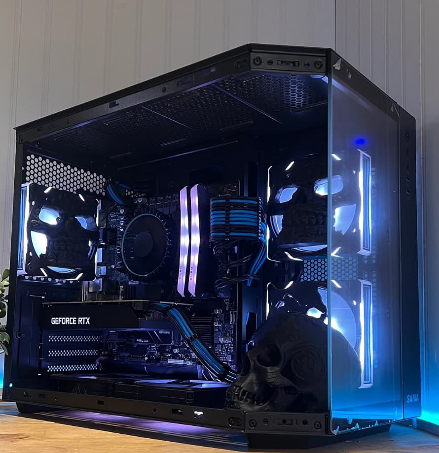 Diablo (V1.5) 12100f/32g ddr4/3060 12g/650watt psu/1tb nvme upgrade path
