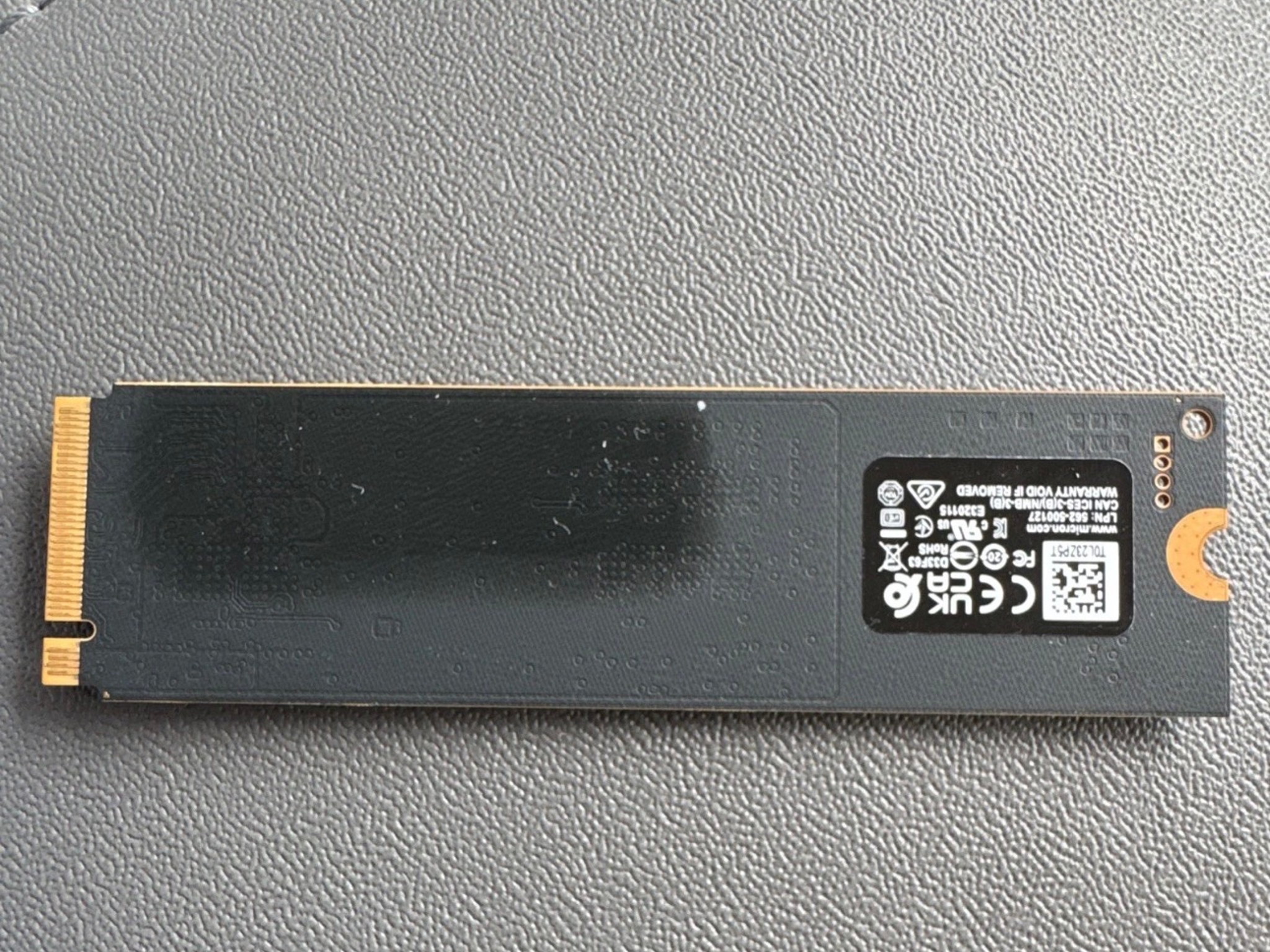 Micron 2500 1TB NVMe Gen4 x4 SSD