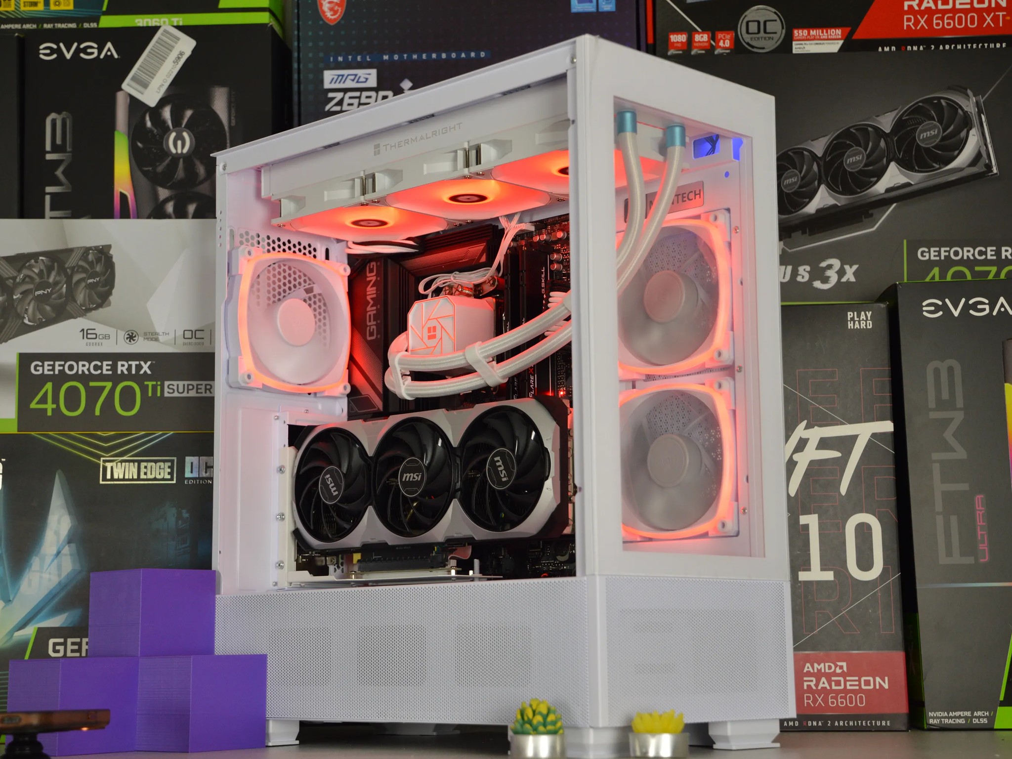 🌨️🌨️| RTX 4070 Ti 12GB| Ryzen 7 7700X | 32 GB DDR5 RAM | 2TB GEN 4 NVME SSD | Snow Cloud |