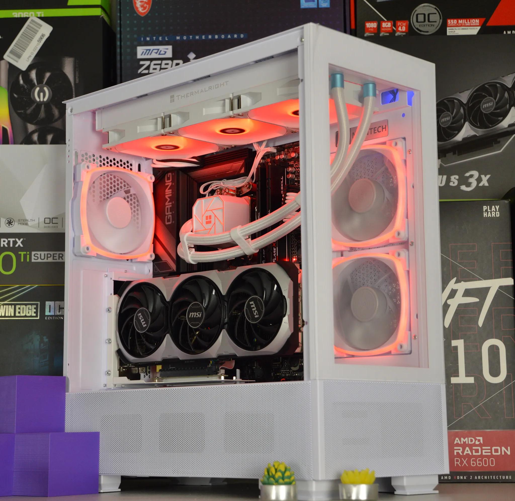 🌨️🌨️| RTX 4070 Ti 12GB| Ryzen 7 7700X | 32 GB DDR5 RAM | 2TB GEN 4 NVME SSD | Snow Cloud |