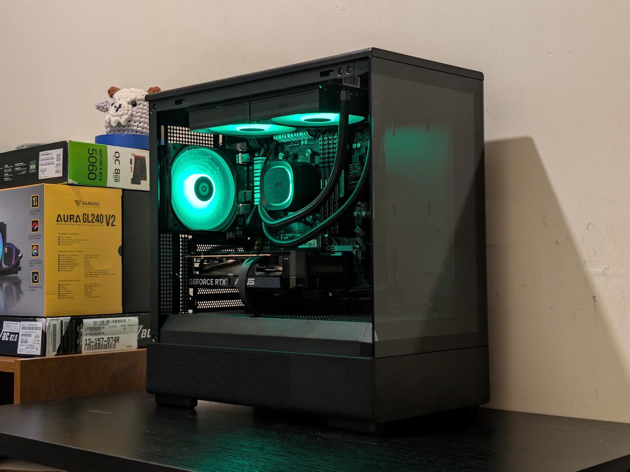 🔥⬛ 1440p Gaming Beast | RTX 5060 | Ryzen 5 5600 | 1TB SSD | 32GB RAM | WiFi 6 & Bluetooth ⬛🔥