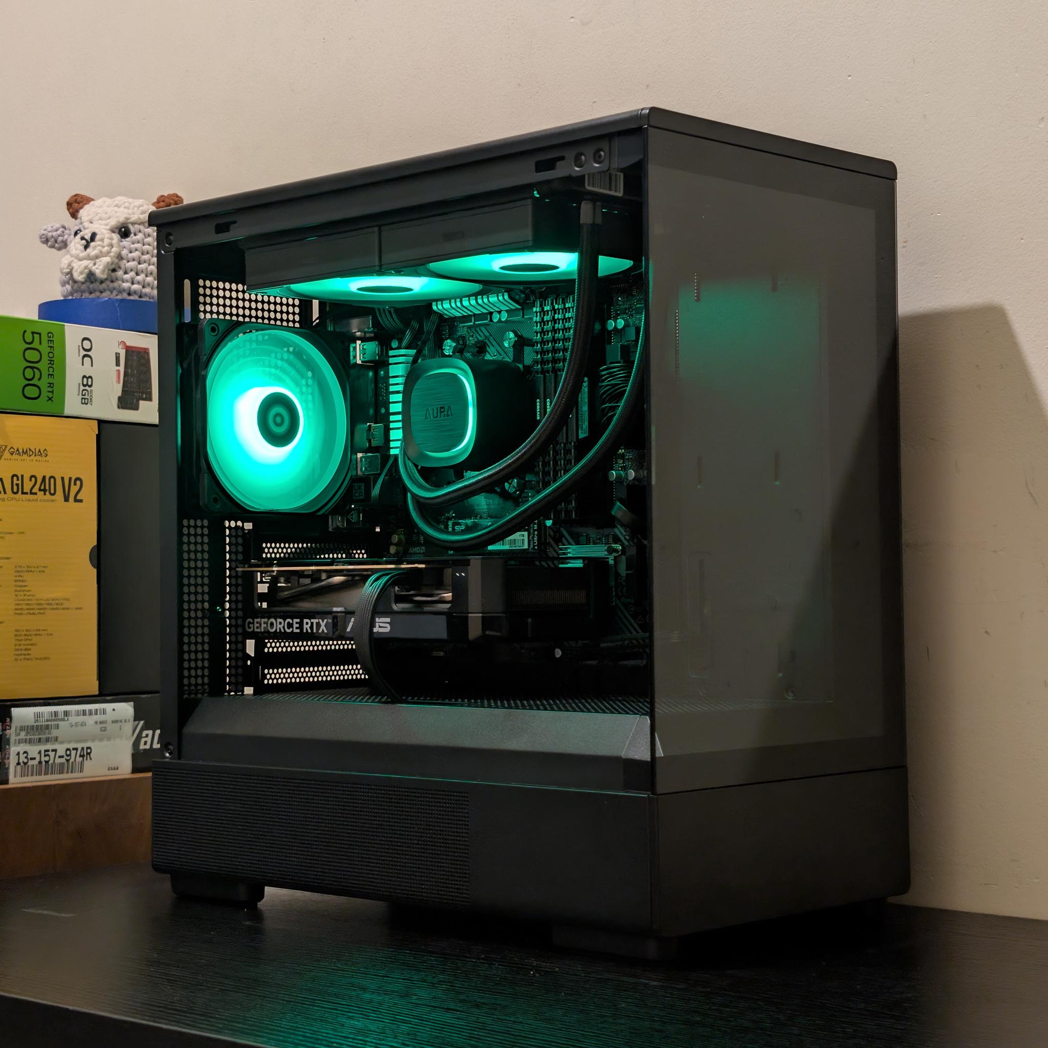 🔥⬛ 1440p Gaming Beast | RTX 5060 | Ryzen 5 5600 | 1TB SSD | 32GB RAM | WiFi 6 & Bluetooth ⬛🔥