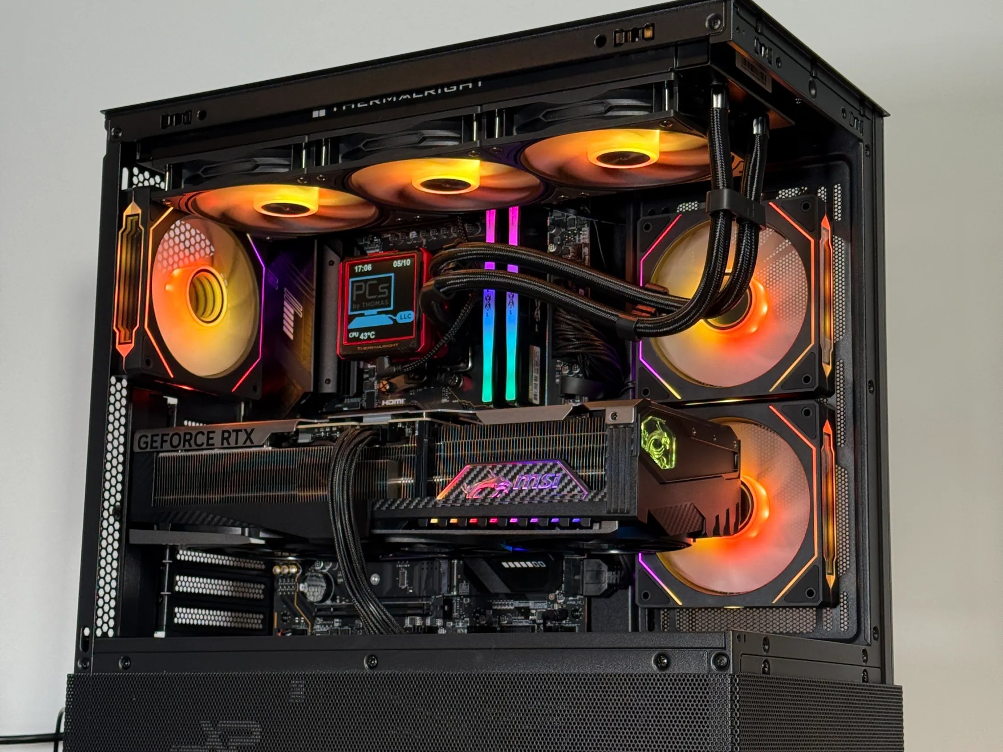 RTX 5090 Flagship Gaming PC Ryzen 9800x3d 64GB DDR5 4TB NVME