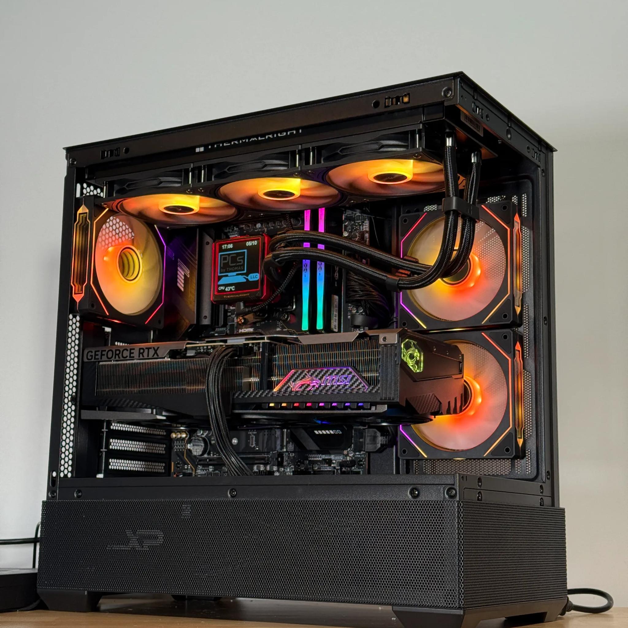 RTX 5090 Flagship Gaming PC Ryzen 9800x3d 64GB DDR5 4TB NVME
