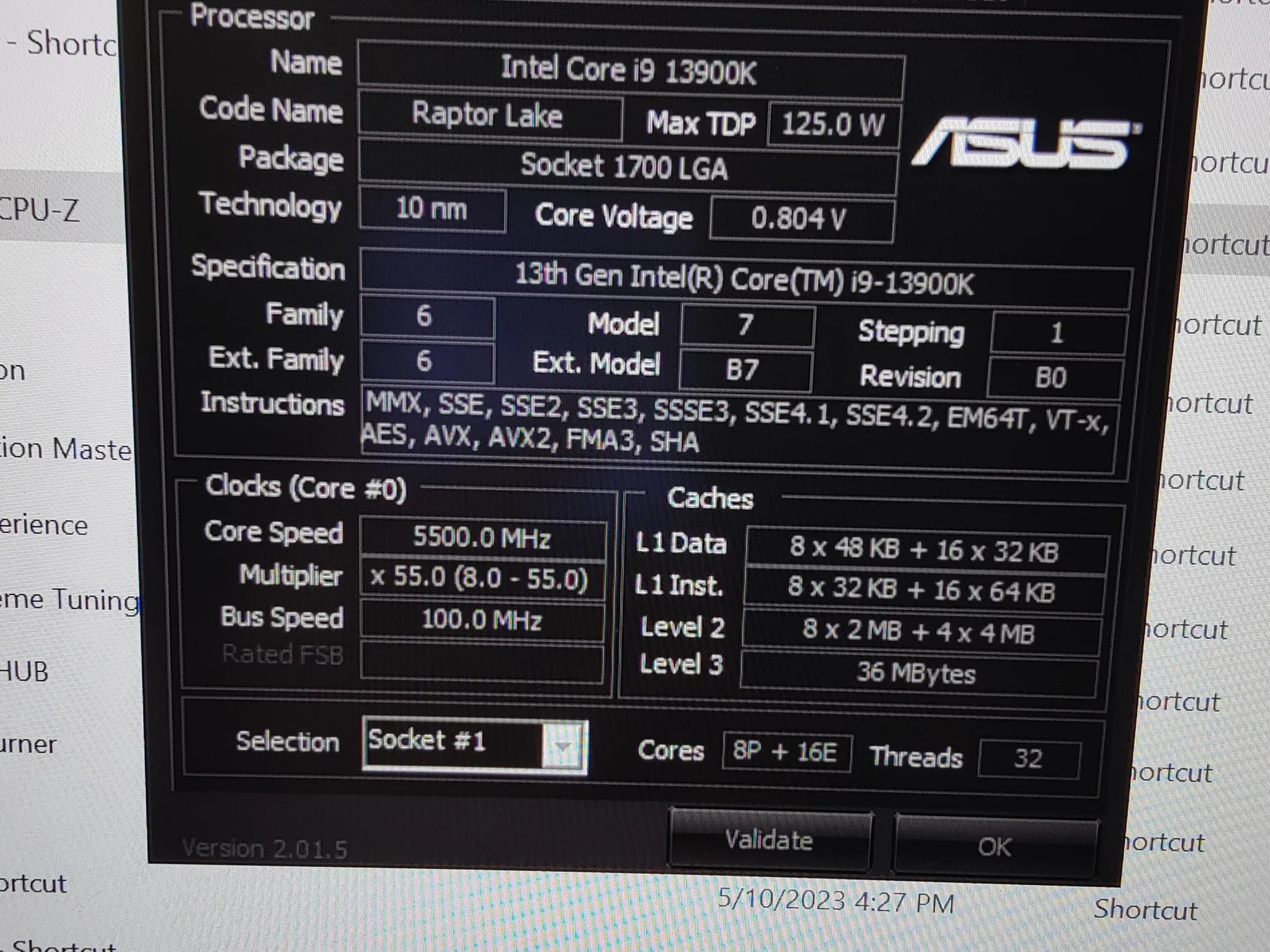 Intel i9 13900k w/ contact frame