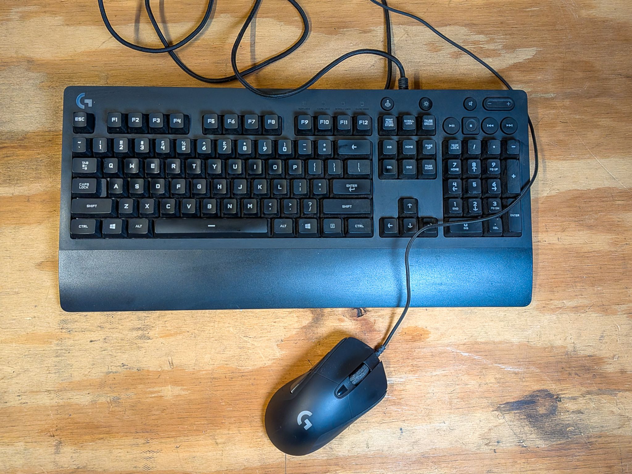 Logitech Keyboard and Mouse Set - G403 Hero Wired RGB Mouse - G213 Wired RGB Keyboard