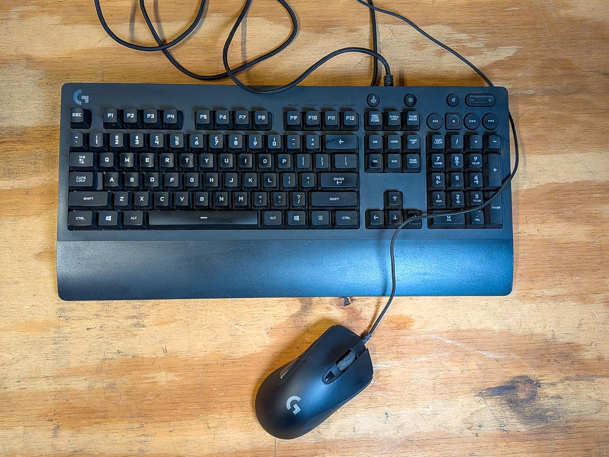 Logitech Keyboard and Mouse Set - G403 Hero Wired RGB Mouse - G213 Wired RGB Keyboard