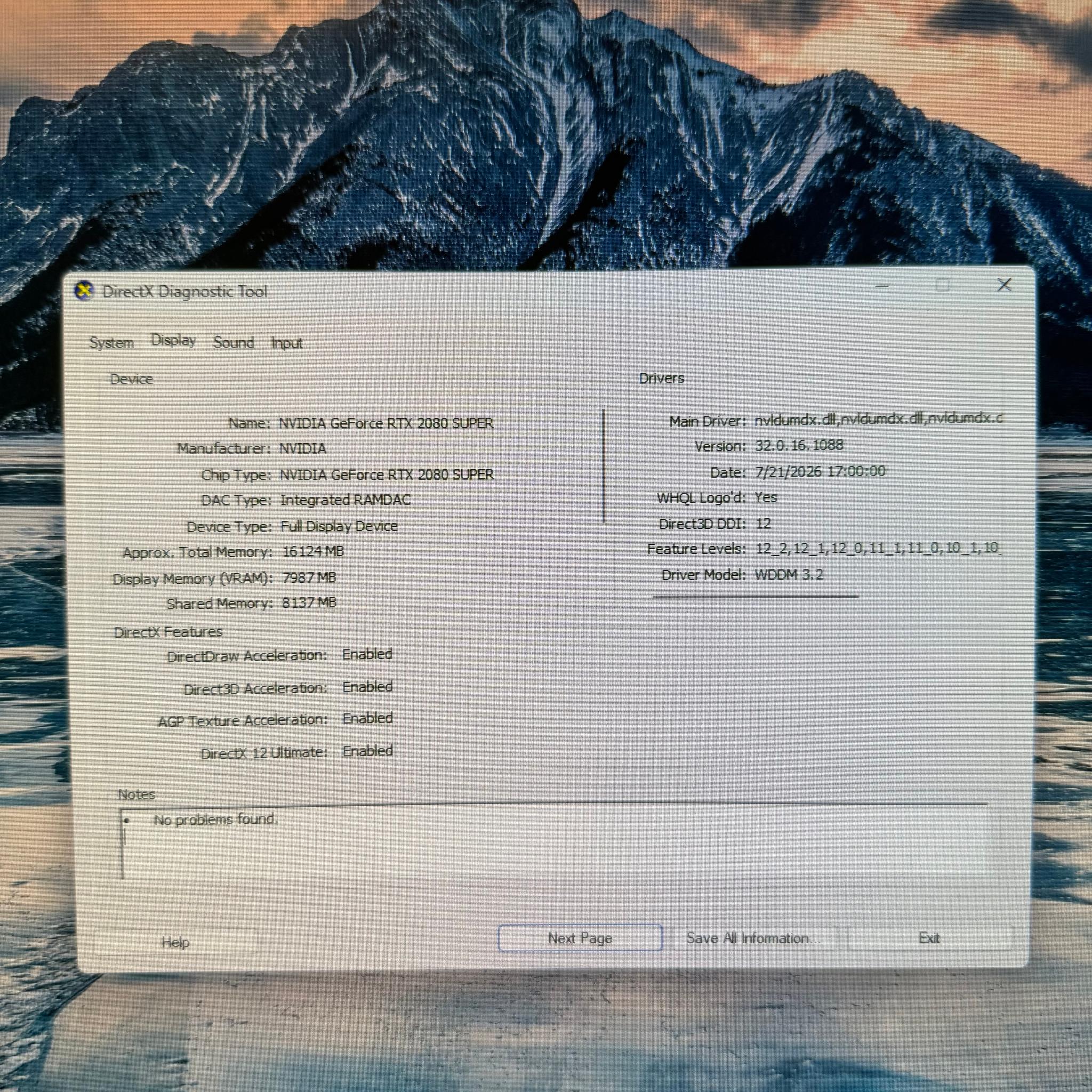 READ DESCRIPTION!! RTX 2080 SUPER 8gb