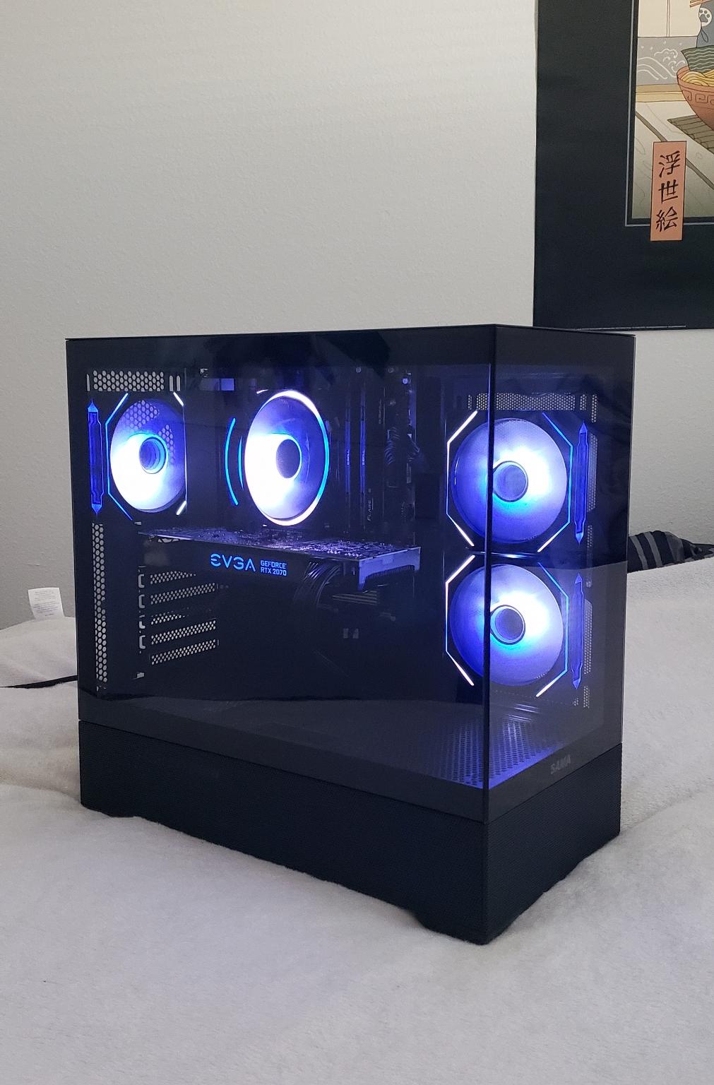 "The Iceberg:" High Performance Gaming PC. Ryzen 5 7600x, RTX 2070 SUPER, 32GB RAM