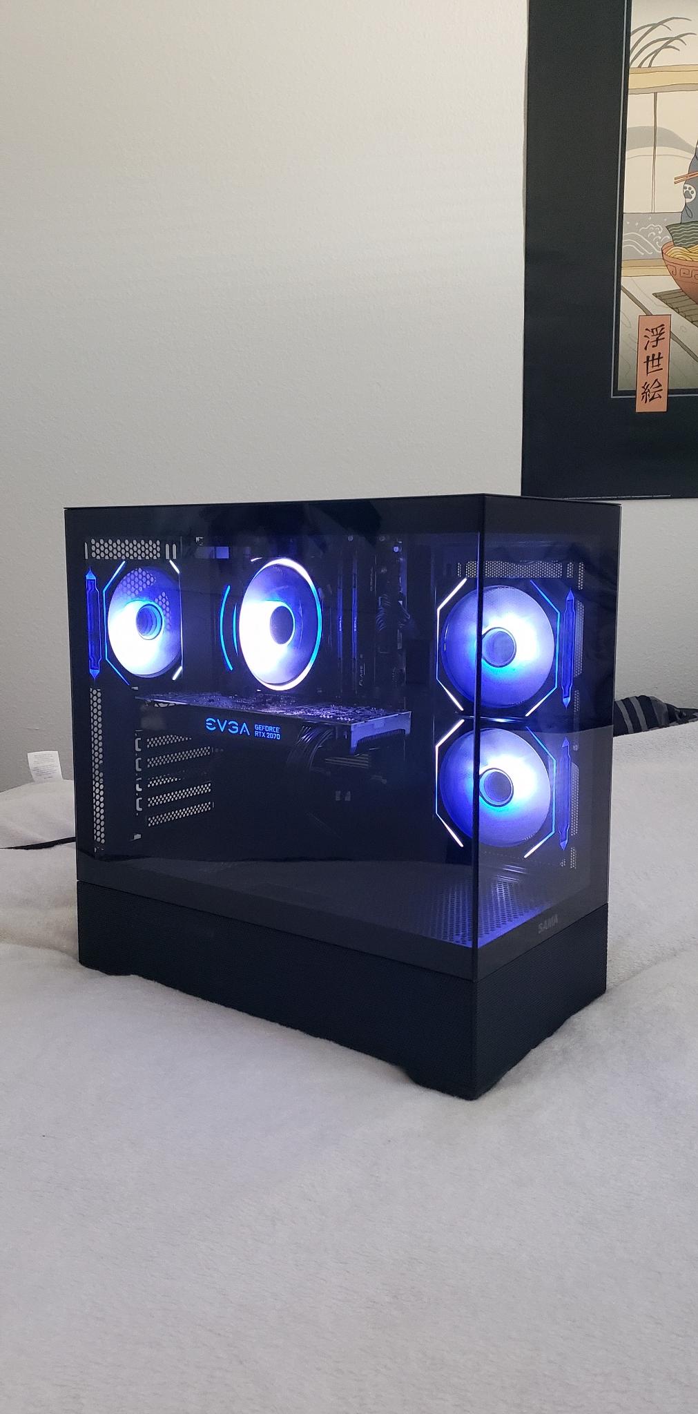 "The Iceberg:" High Performance Gaming PC. Ryzen 5 7600x, RTX 2070 SUPER, 32GB RAM
