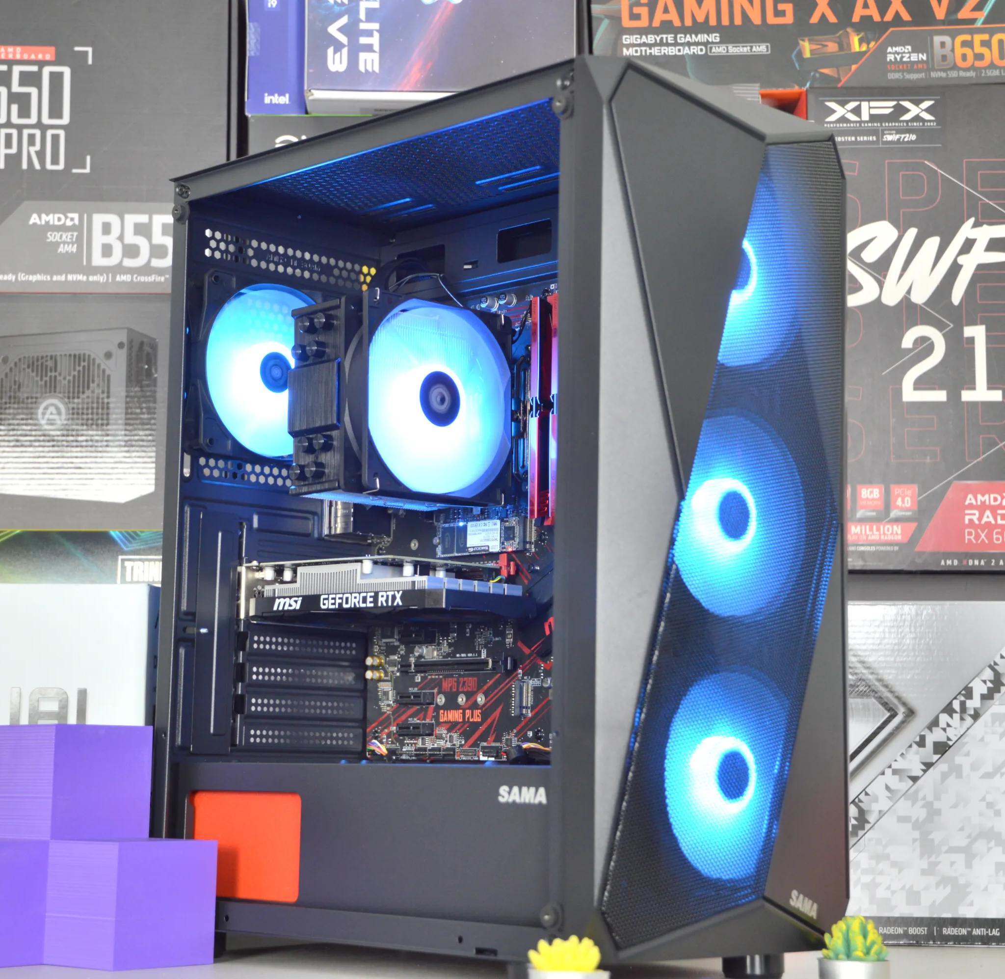 🔴🔴| RTX 3050 6GB | INTEL i7-8700 | 16GB DDR4 RAM | 256GB NVME SSD + 1TB HDD | Crimson Vortex |