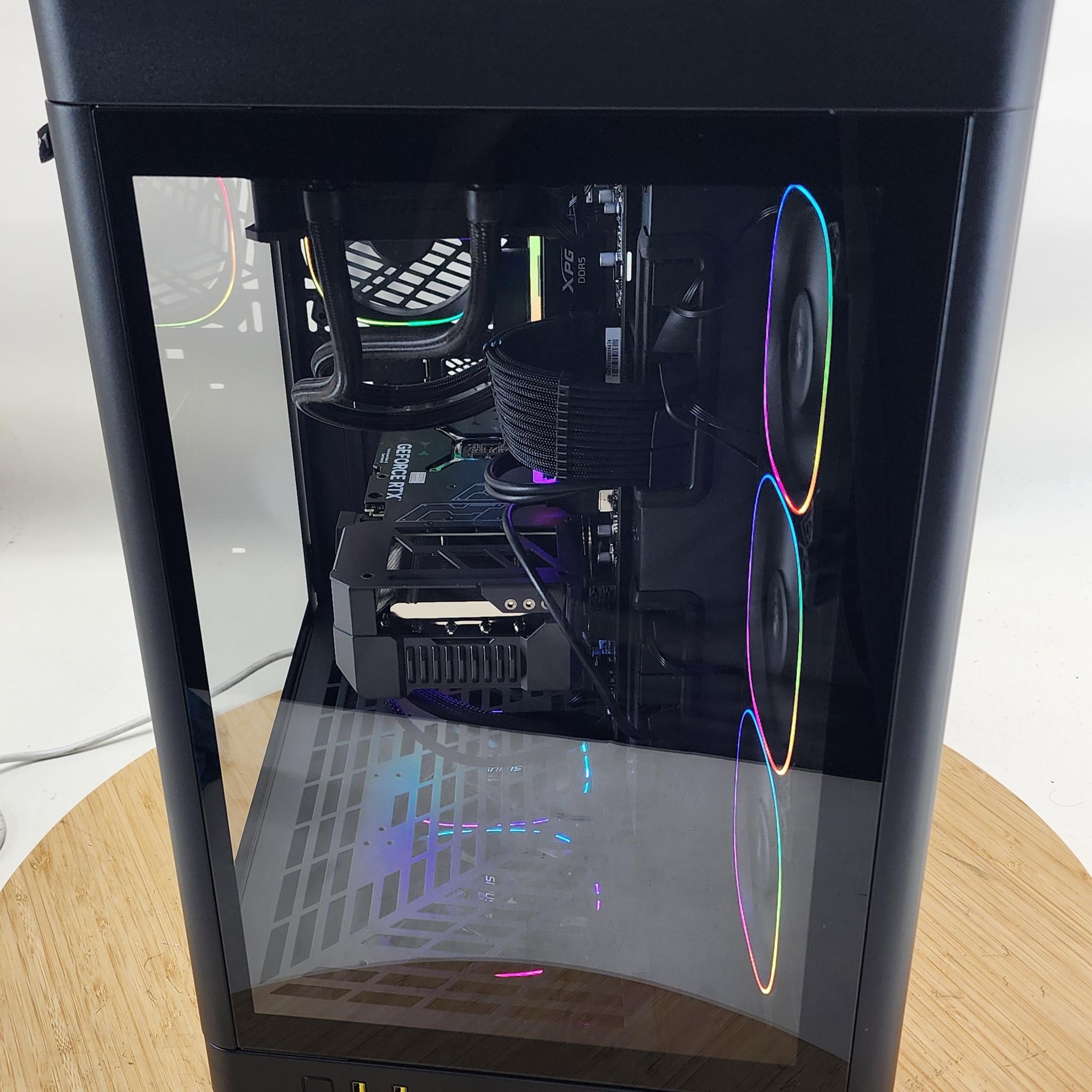 Gaming PC Ryzen 7 7800X3D 32GB RAM 1TB SSD RTX 4070 Ti 12GB Win11 Computer