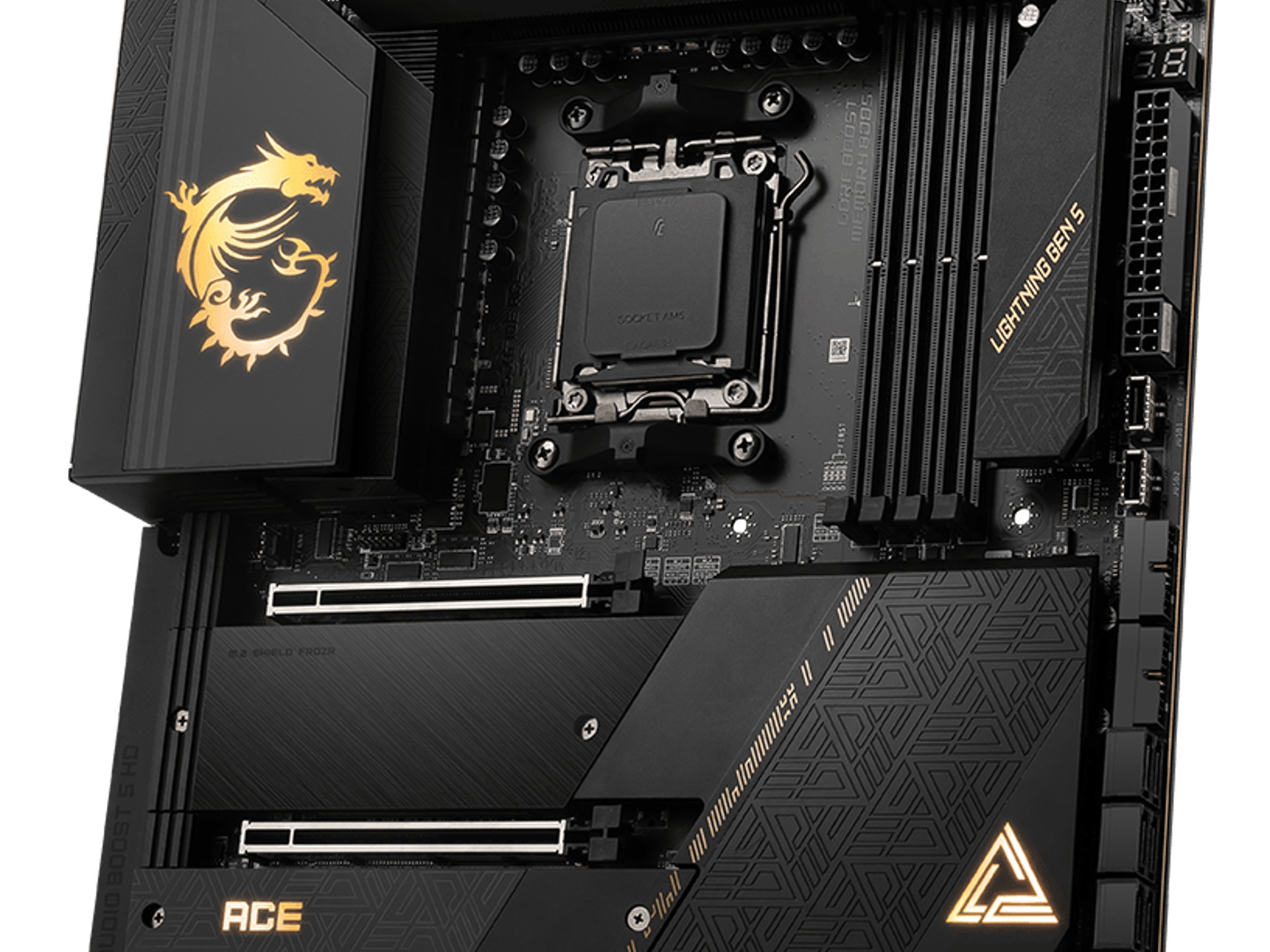 MSI MEG X670E ACE Socket AM5 DDR5 AMD Ryzen E-ATX Motherboard - Used