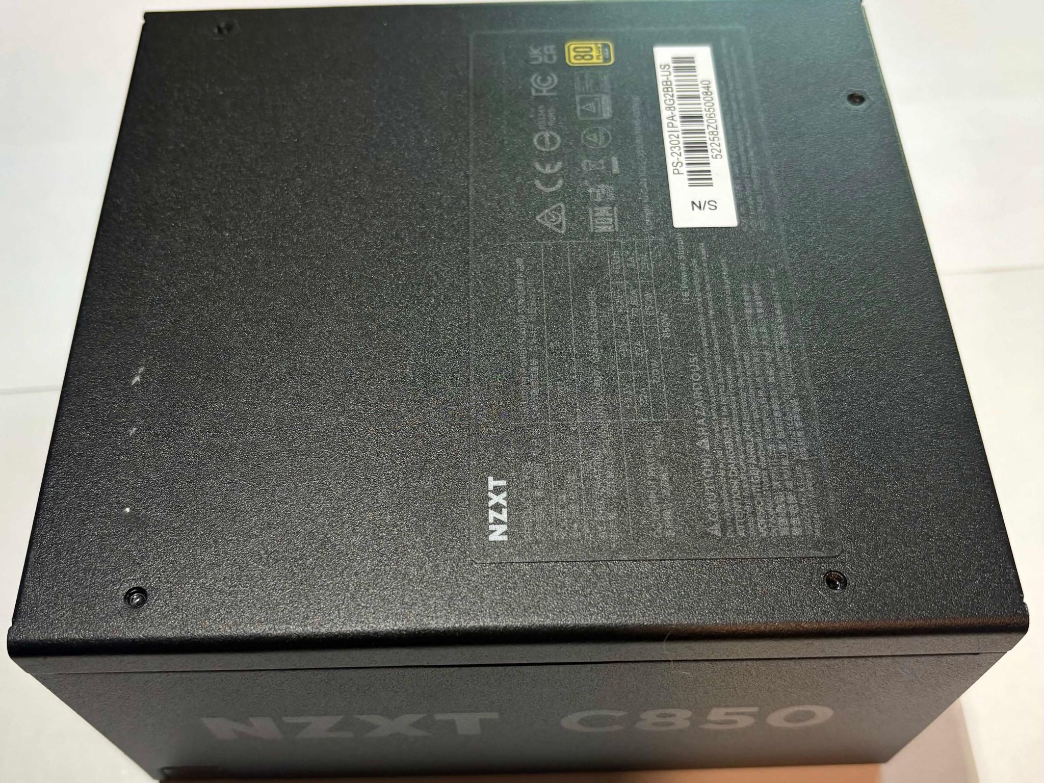 NZXT C850 850W 80+ Gold Fully Modular Power Supply (NO 12VHPWR)