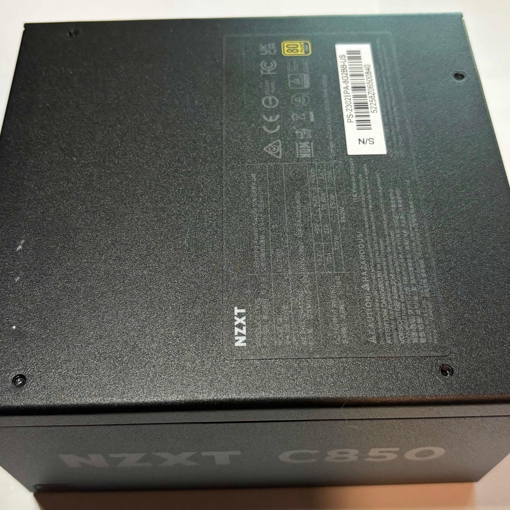 NZXT C850 850W 80+ Gold Fully Modular Power Supply (NO 12VHPWR)