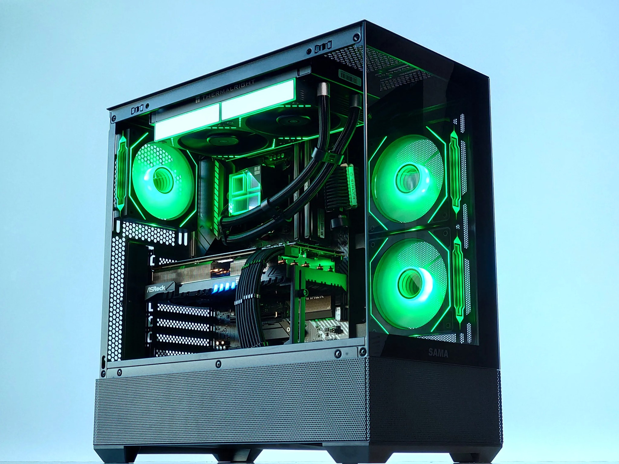 【新品】RX7800xt ryzen7 5700x3d 💧🧬Liquid Cooled Gaming PC🚀 AMD RX 7800 XT 16GB🚀AMD Ryzen