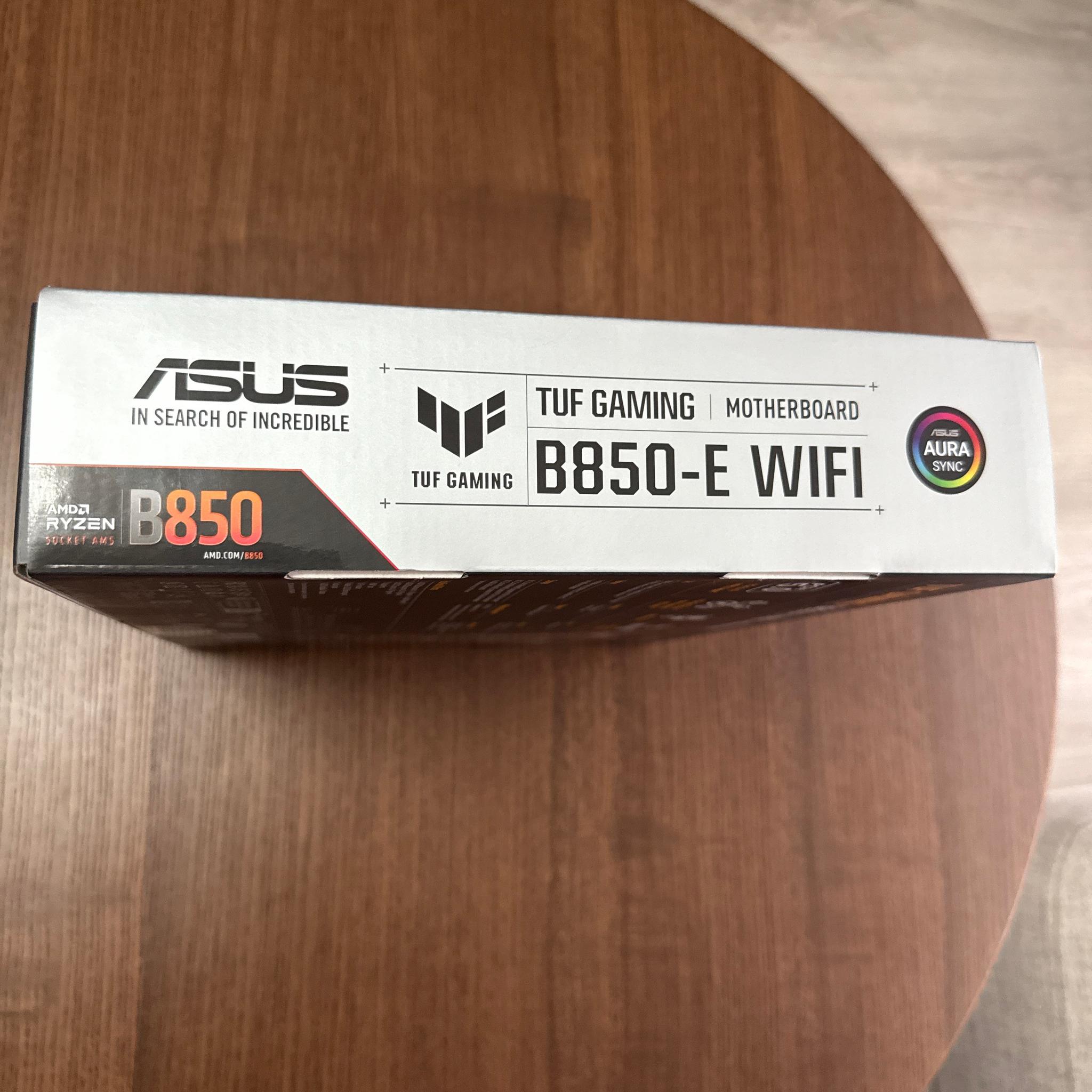 Asus TUF gaming B850-E WIFI Black New Unopened