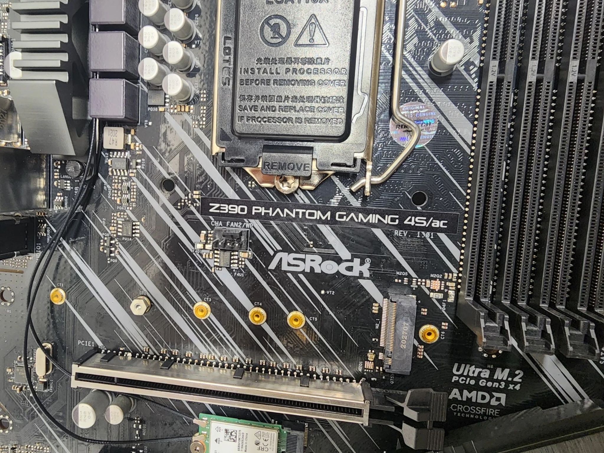 UPDATED BIOS ASROCK Z390 Phantom Gaming 4S/AC WIFI LGA1151 DDR4 ATX MOTHERBOARD
