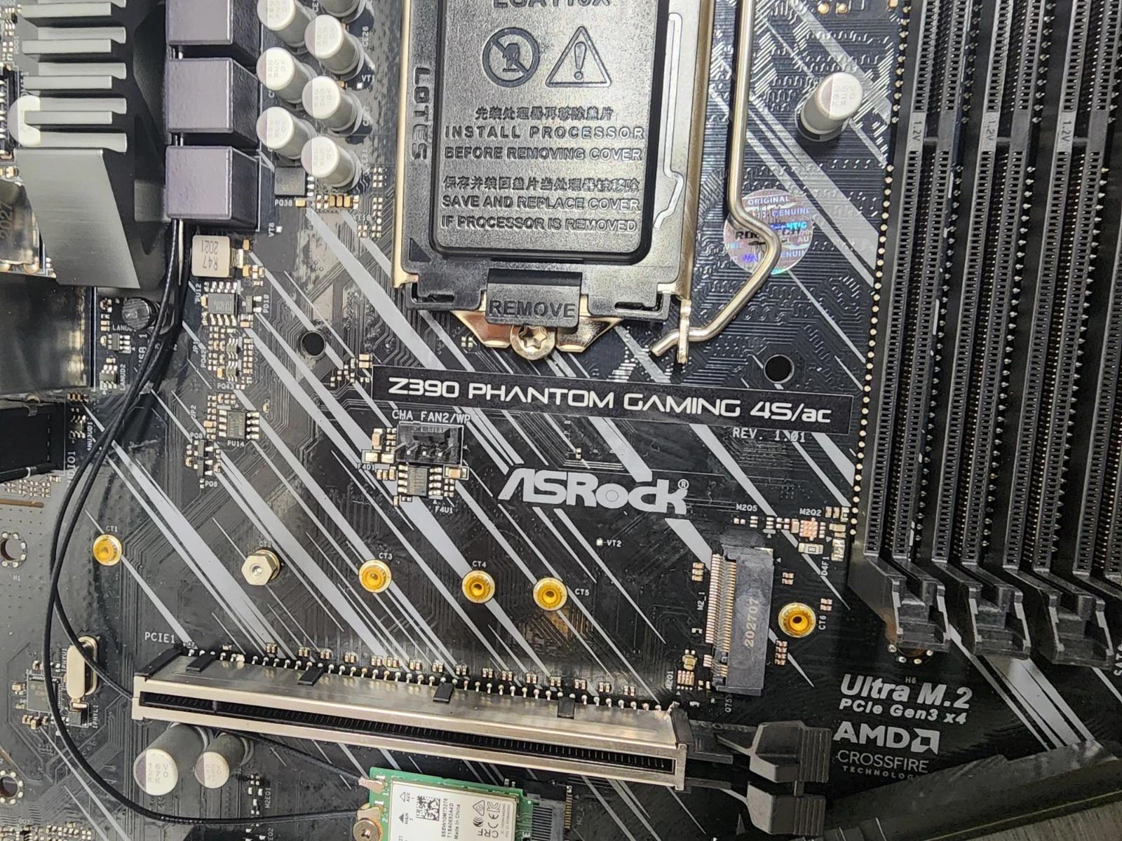 UPDATED BIOS ASROCK Z390 Phantom Gaming 4S/AC WIFI LGA1151 DDR4 ATX MOTHERBOARD