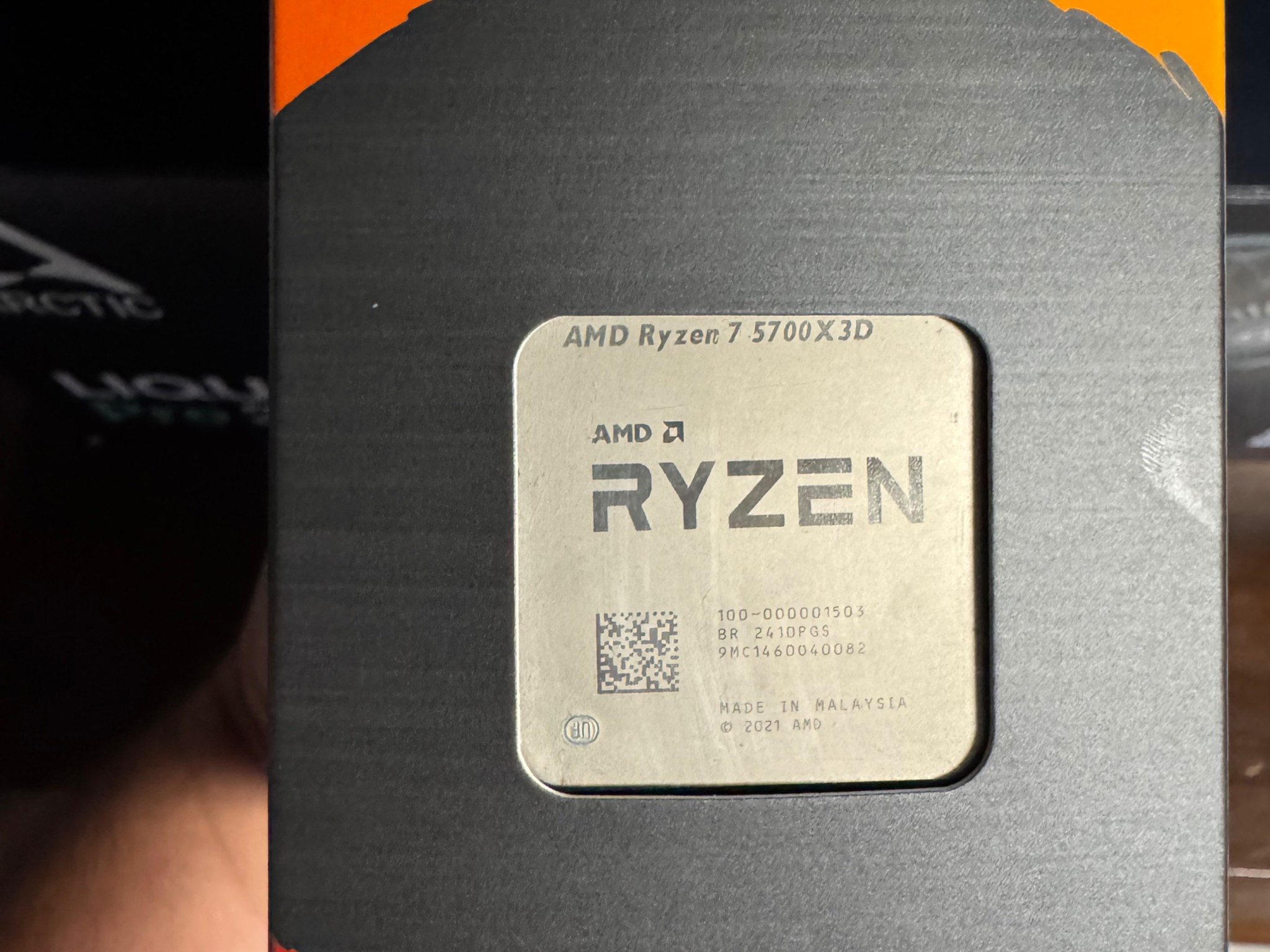 AMD 5700X3D and Arctic liquid freezer pro III AIO.