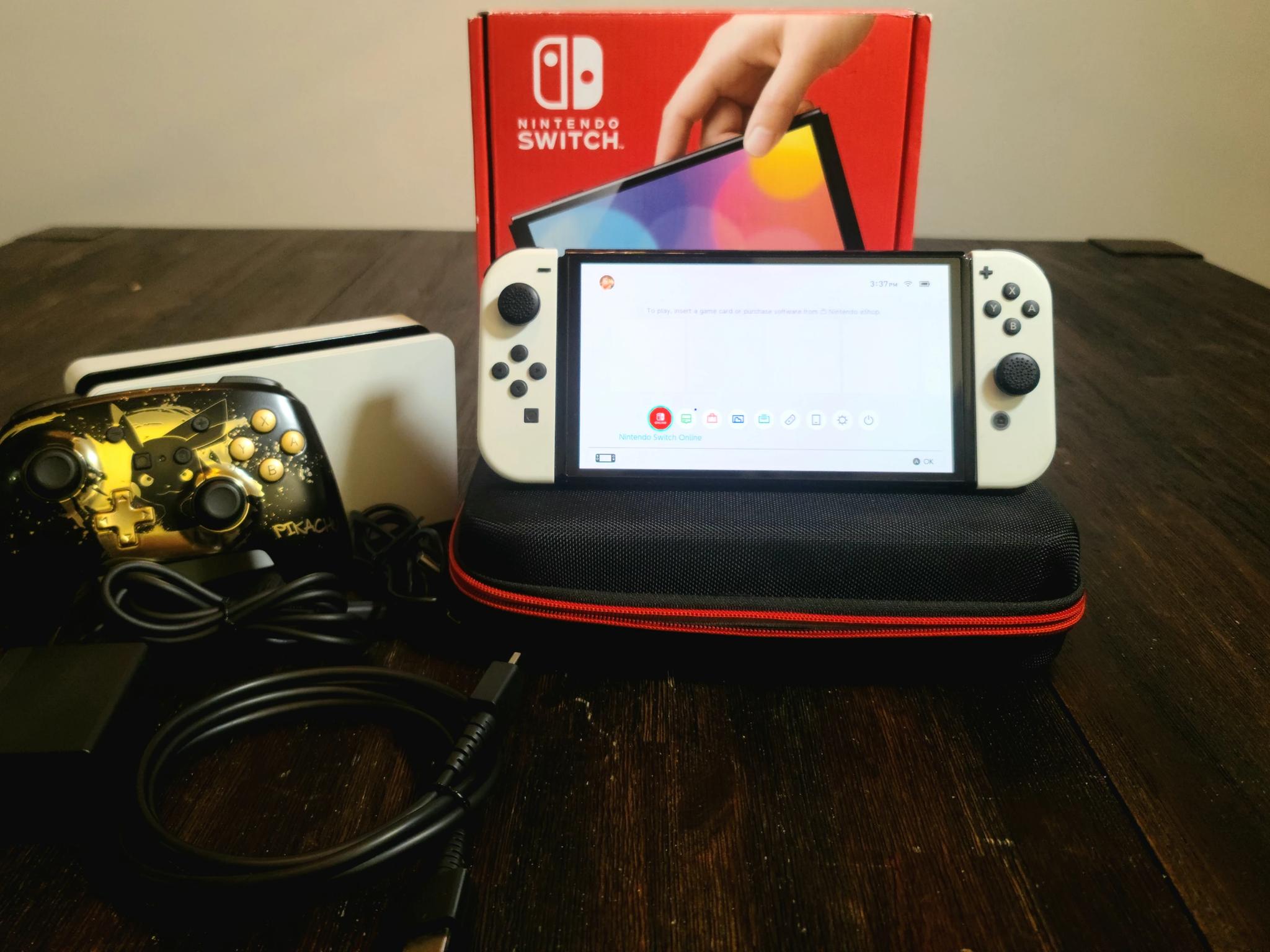🔥Nintendo Switch OLED Bundle – Excellent Condition – Ready to Play