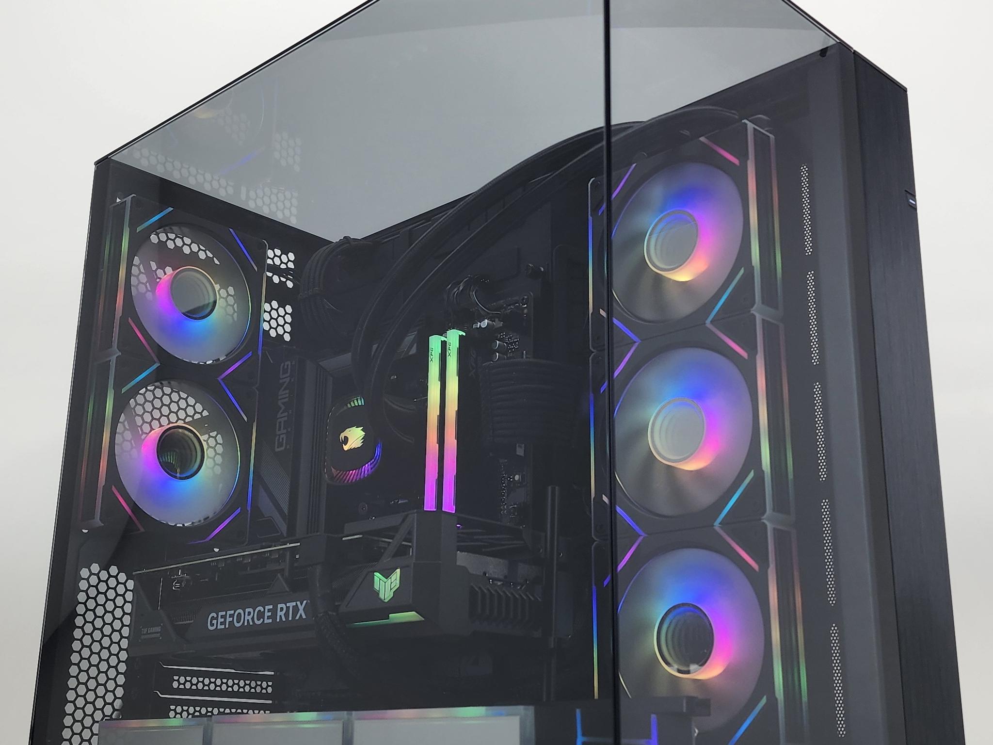 Gaming PC Ryzen 7 9700X 32GB RAM 1TB SSD RTX 4070 Ti SUPER 16GB Win11 Computer