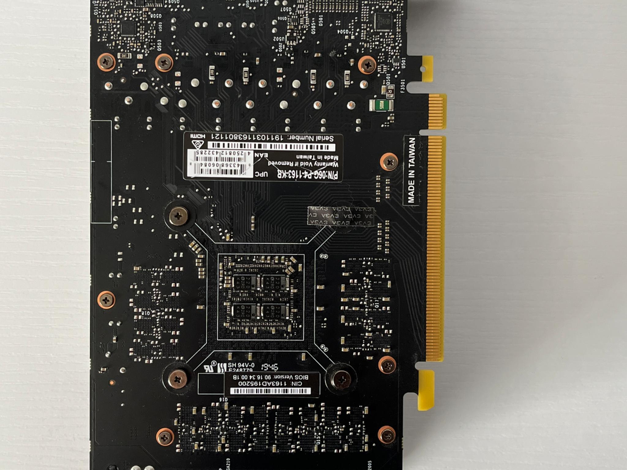 EVGA GeForce GTX 1660 XC 6GB