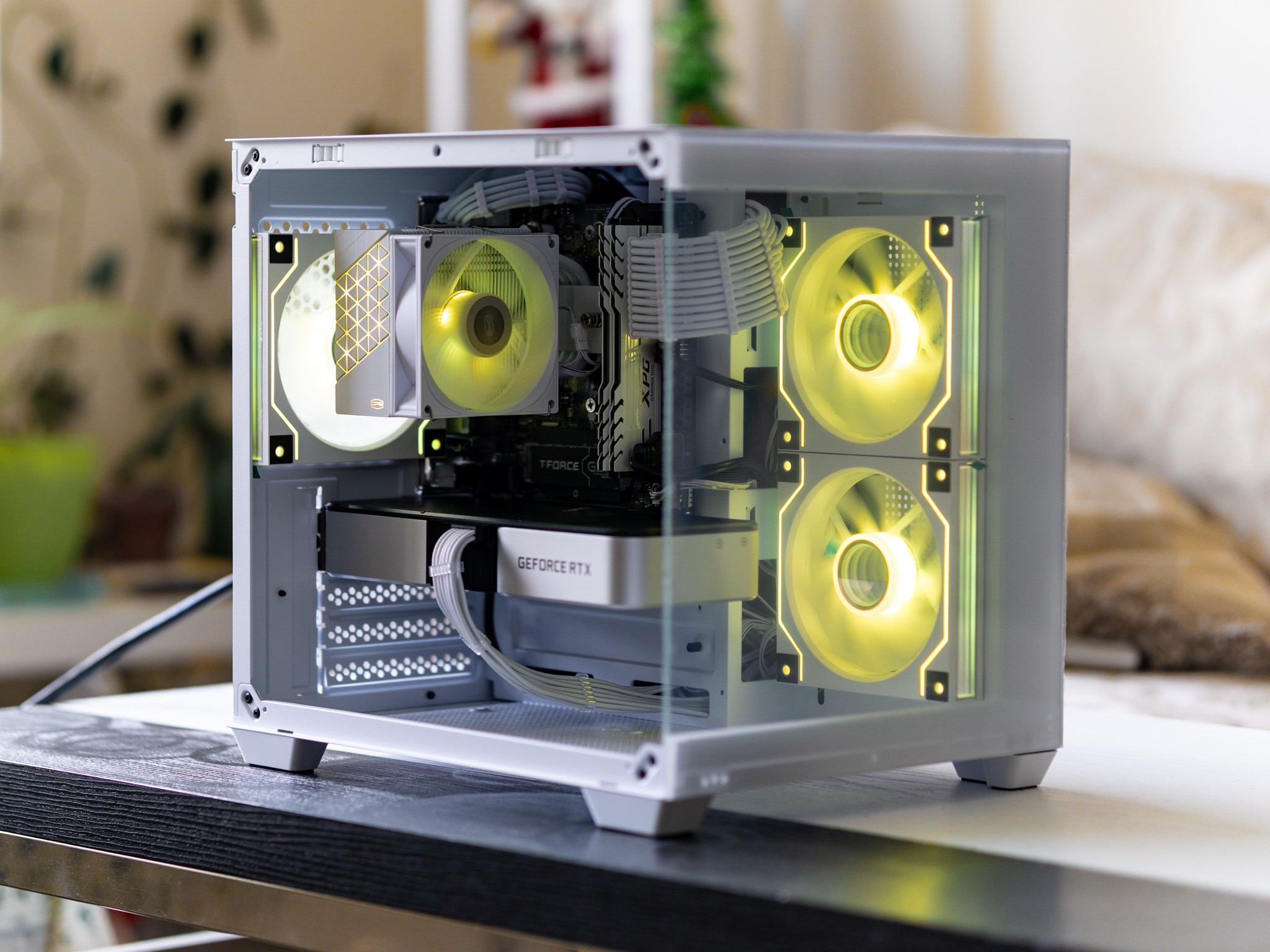 Budget Gaming PC - NVIDIA RTX 3060Ti FE | Ryzen 5 5500 | 16GB RAM | White Aesthetics | ARGB | Win 11
