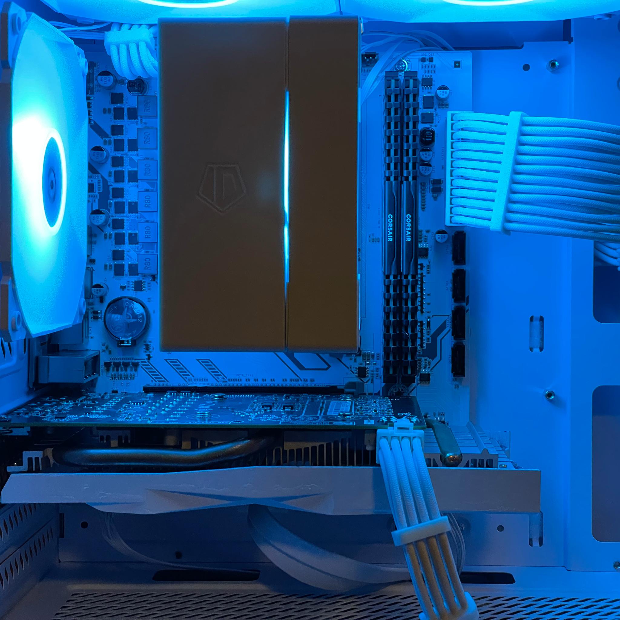 White Gaming PC - GTX 1660, Ryzen 5, 16 GB RAM