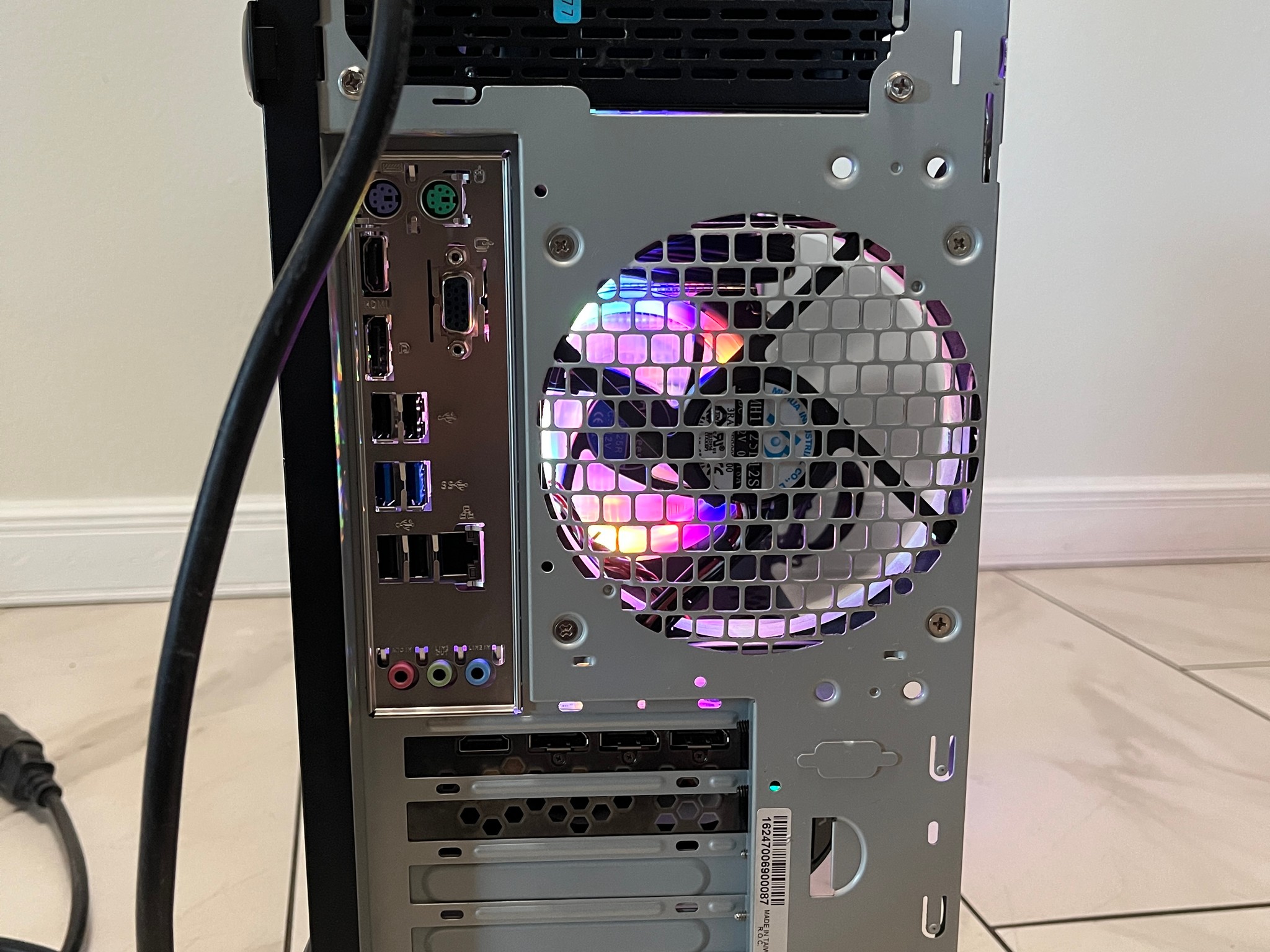 NVIDIA RTX 3070 Ti, Intel Core i7-10700, 16GB RAM, 1TB SSD -High FPS Sleeper Gaming PC w/ Wi-Fi & BT