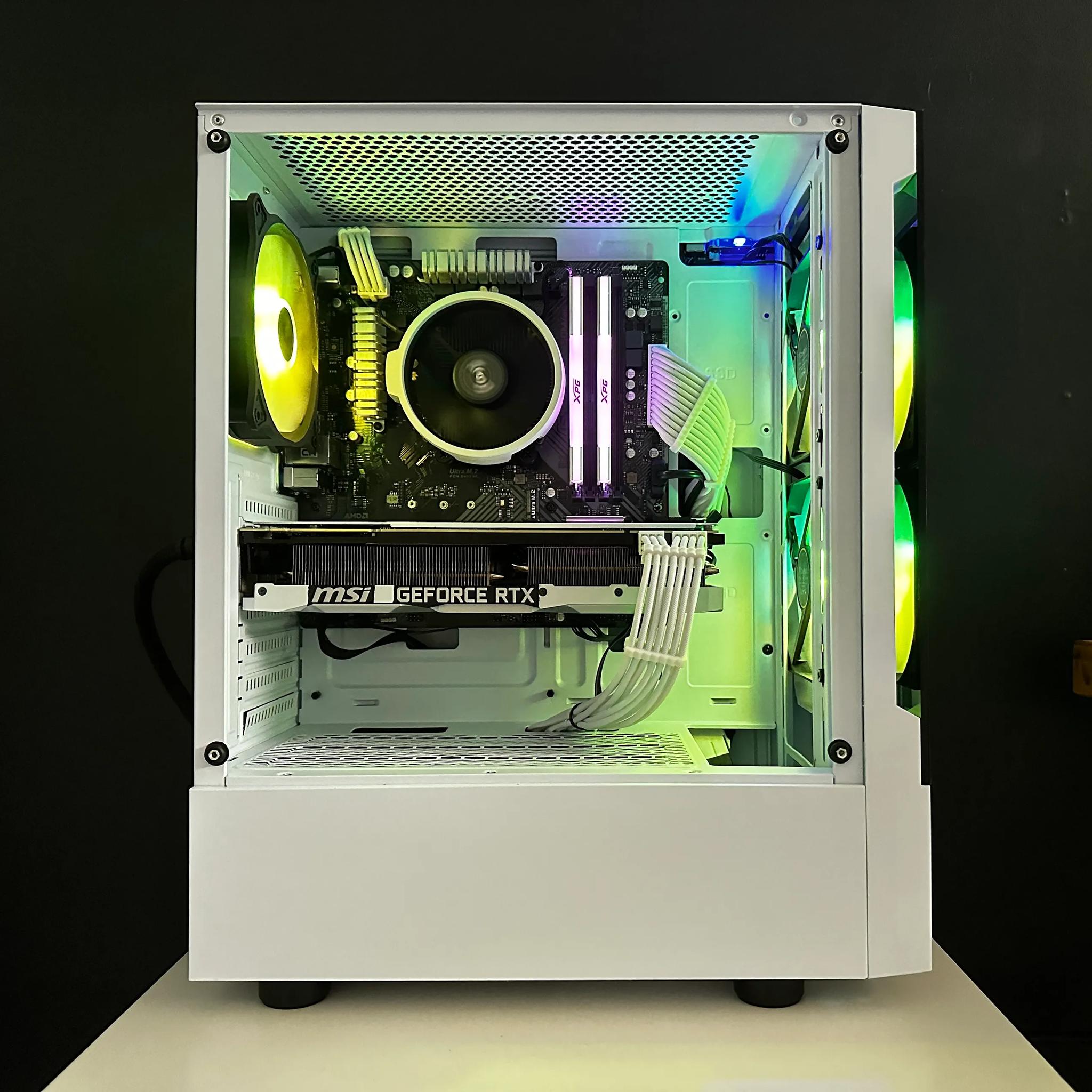 ⚫️ECLIPSE⚪️ RGB Gaming PC | AMD Ryzen 5 3600 | 16GB | RTX 2080 8GB | 1TB SSD | Win10 PRO | Wi-Fi