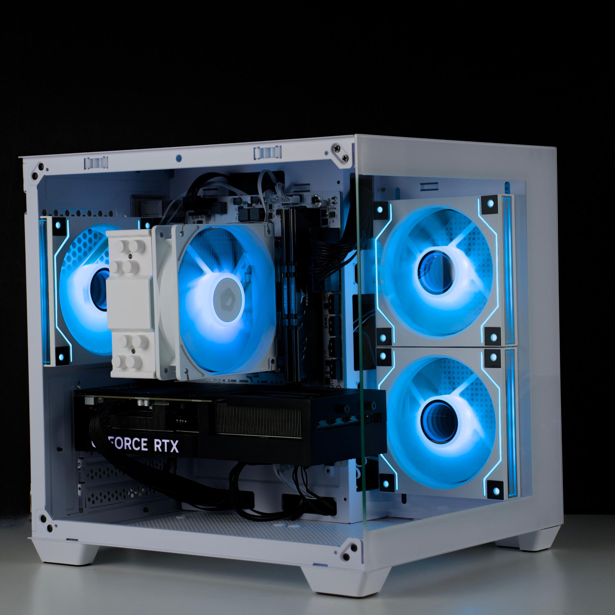 🧊❄️🧊 White Gaming PC – RTX 5060 TI, Ryzen 7 5700X, 32GB RAM, 1TB SSD - WiFi, BlueTooth 🧊❄️🧊
