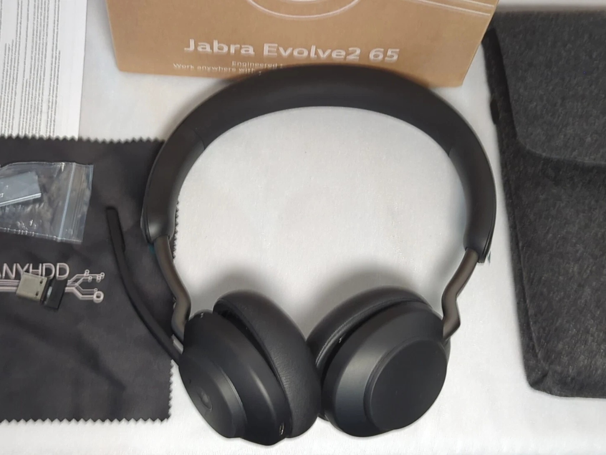 ANYHDD Jabra Evolve2 65 Wireless Headset with Link380c