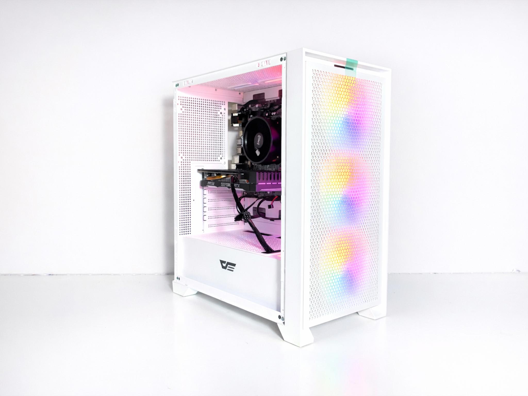 Glacier Valley (V4) Gaming PC - AMD Ryzen 7 1700, RTX 2060, 16GB DDR4, 512GB SSD