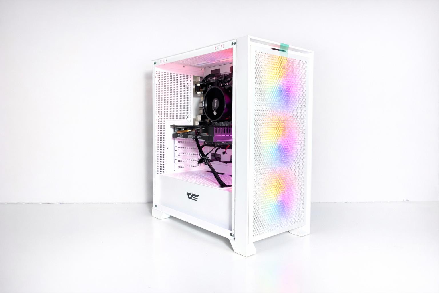 Glacier Valley (V4) Gaming PC - AMD Ryzen 7 1700, RTX 2060, 16GB DDR4, 512GB SSD