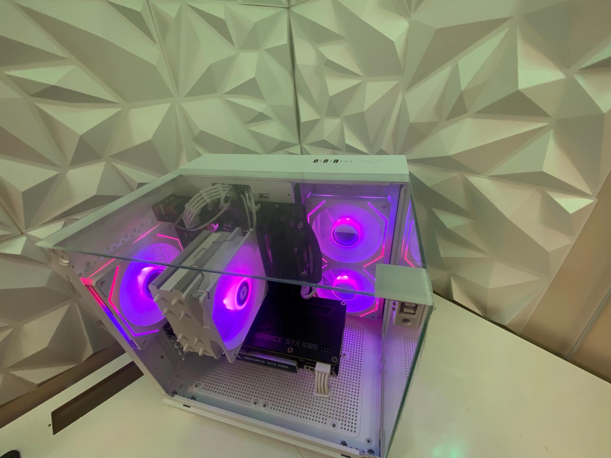 🎅🎅 White Elite Build – intel i5 9500 + GTX 1080 8GB | 1080P/1440P High FPS Ready
